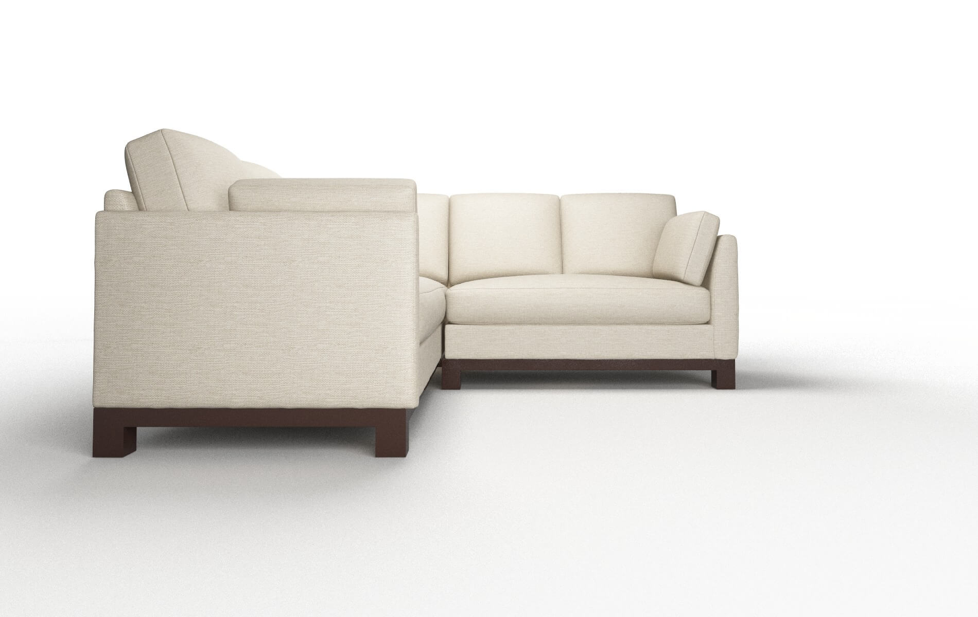 Dover Prime Dusk Sectional espresso legs 2