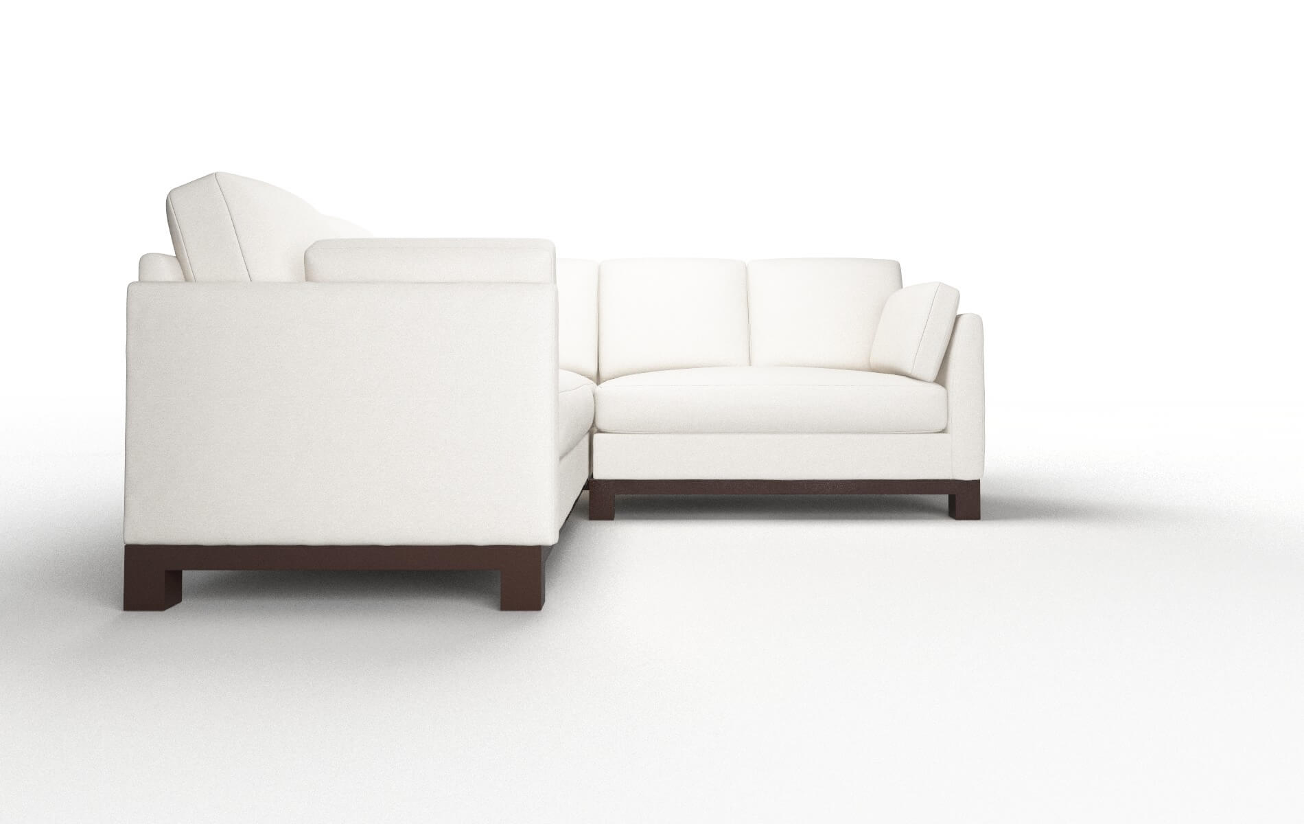 Dover Redondo Pearl Sectional espresso legs 2
