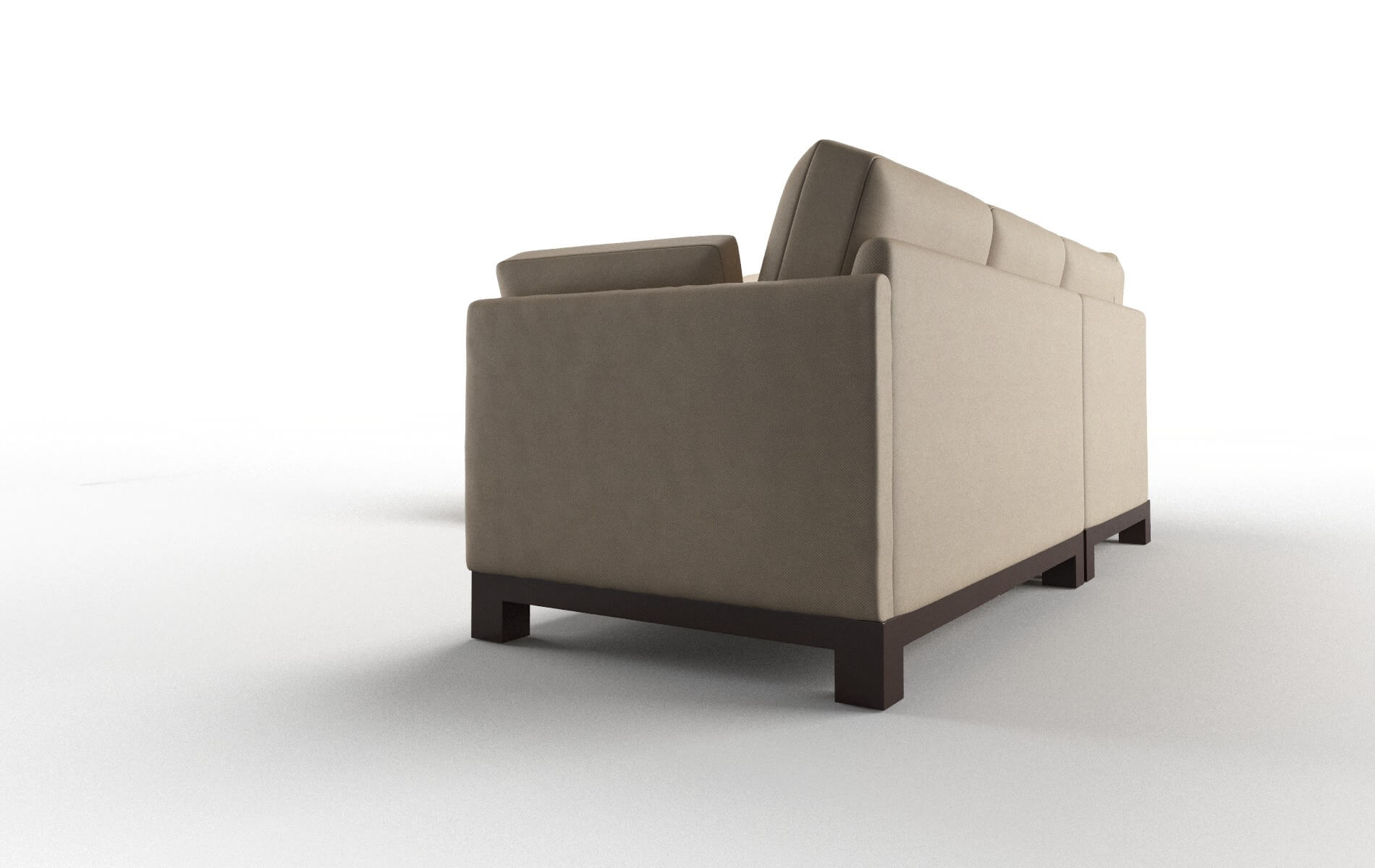 Dover Rocket Cappuccino Sectional espresso legs 4
