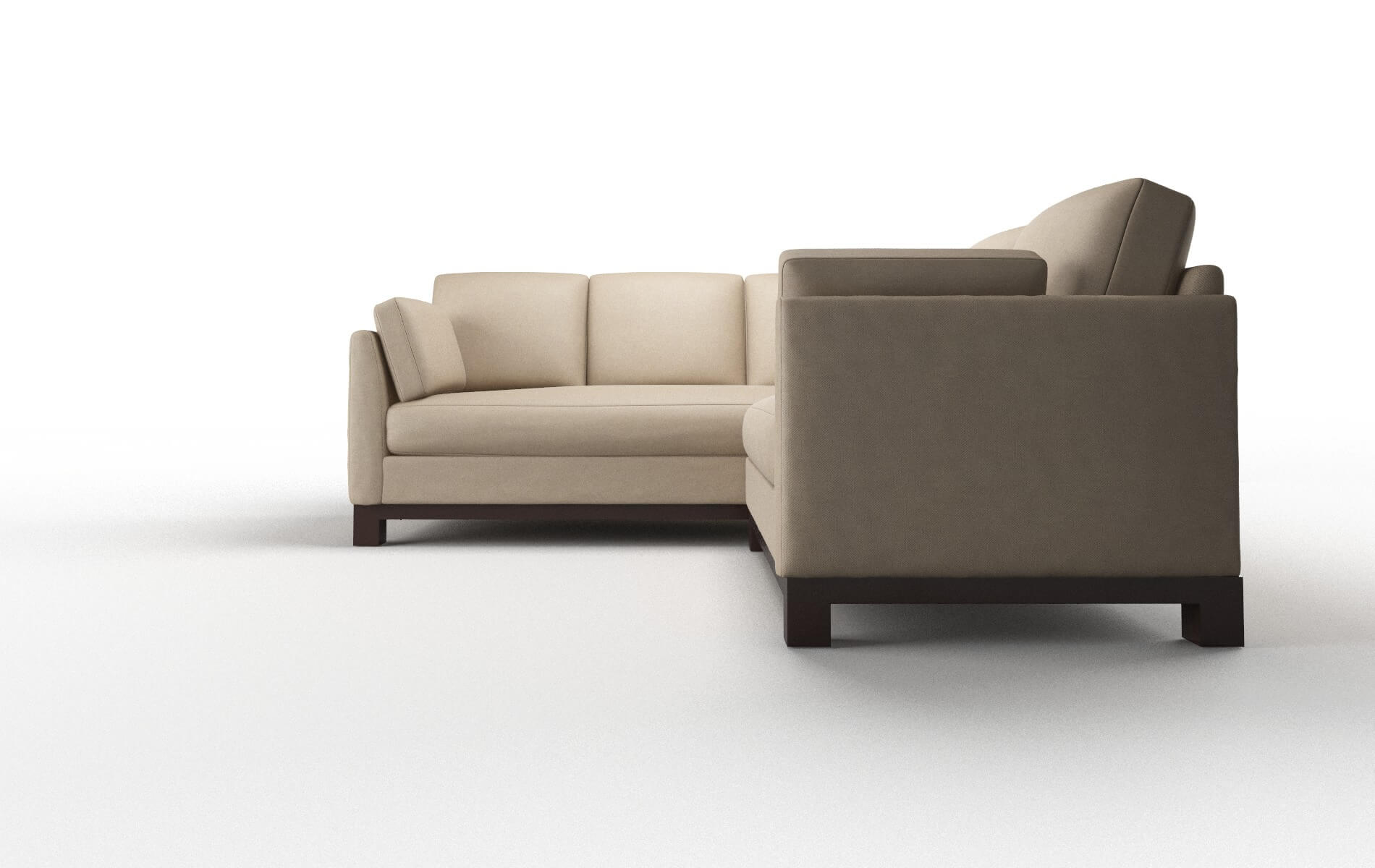 Dover Rocket Cappuccino Sectional espresso legs 5