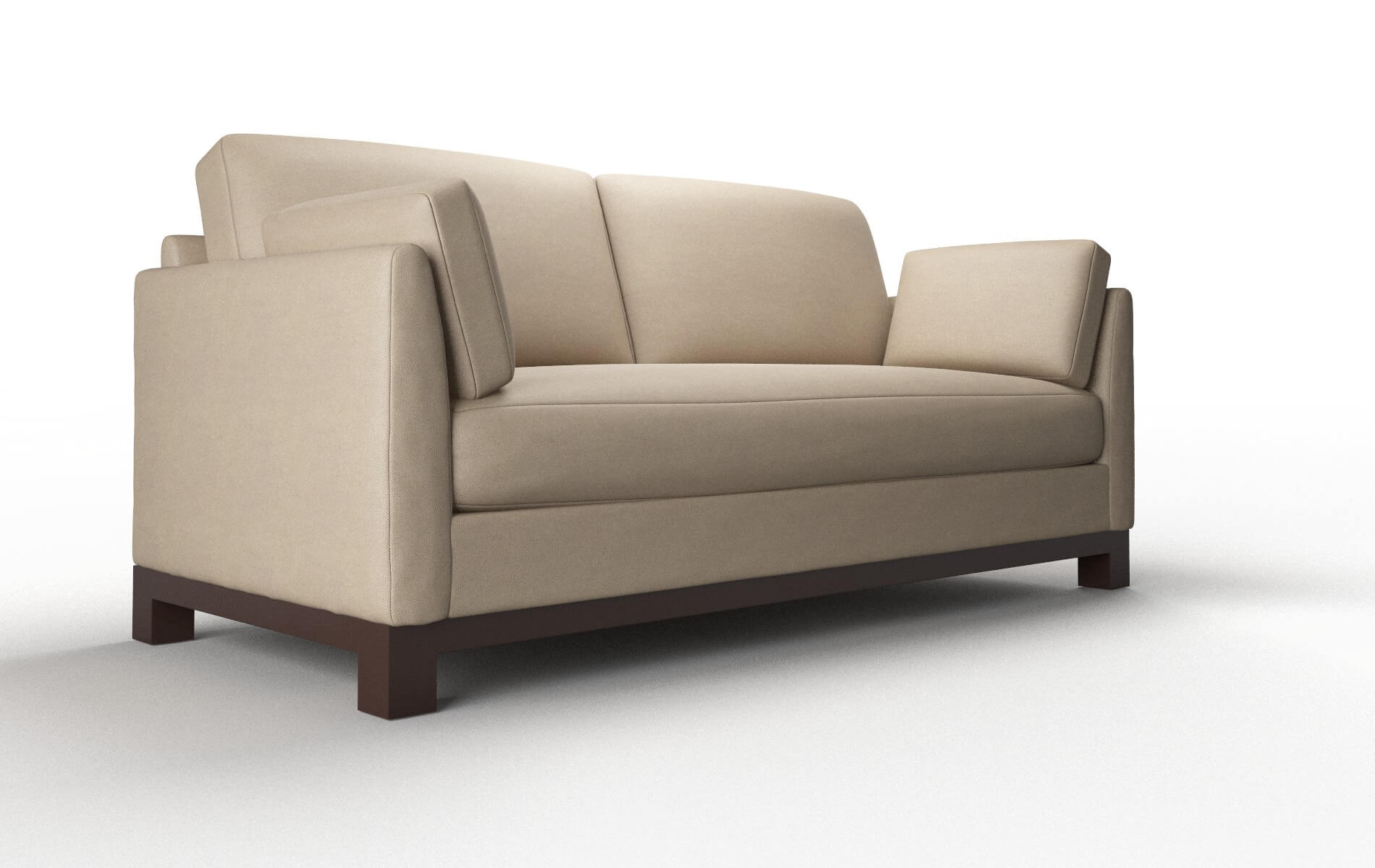 Dover Rocket Cappuccino Sofa espresso legs 2