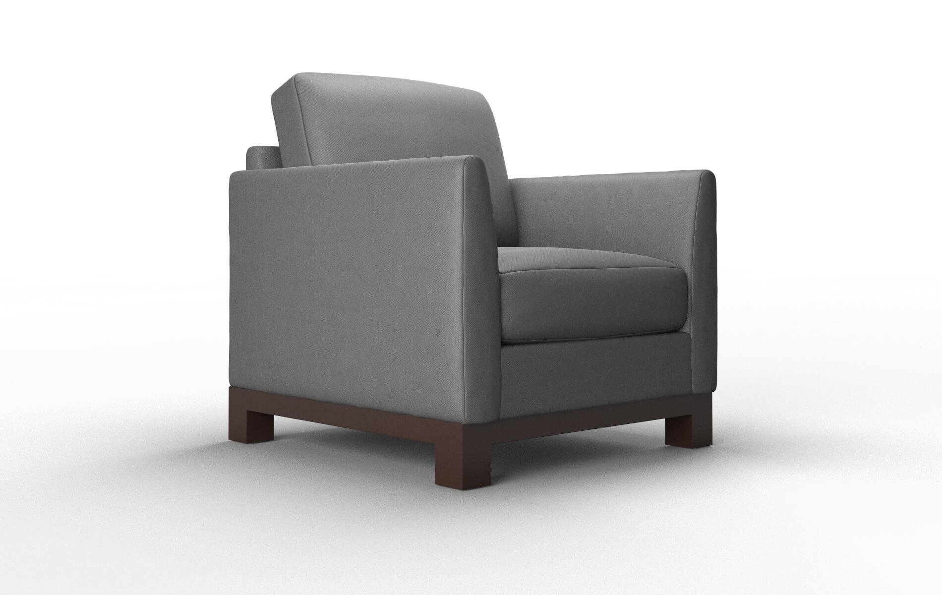 Dover Rocket Charcoal Chair espresso legs 2