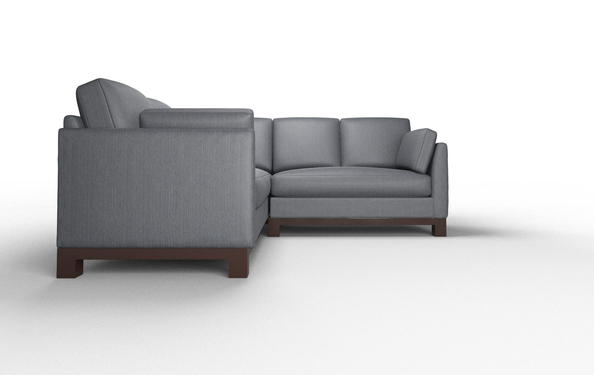 Dover Rocket Eclipse Sectional espresso legs 2