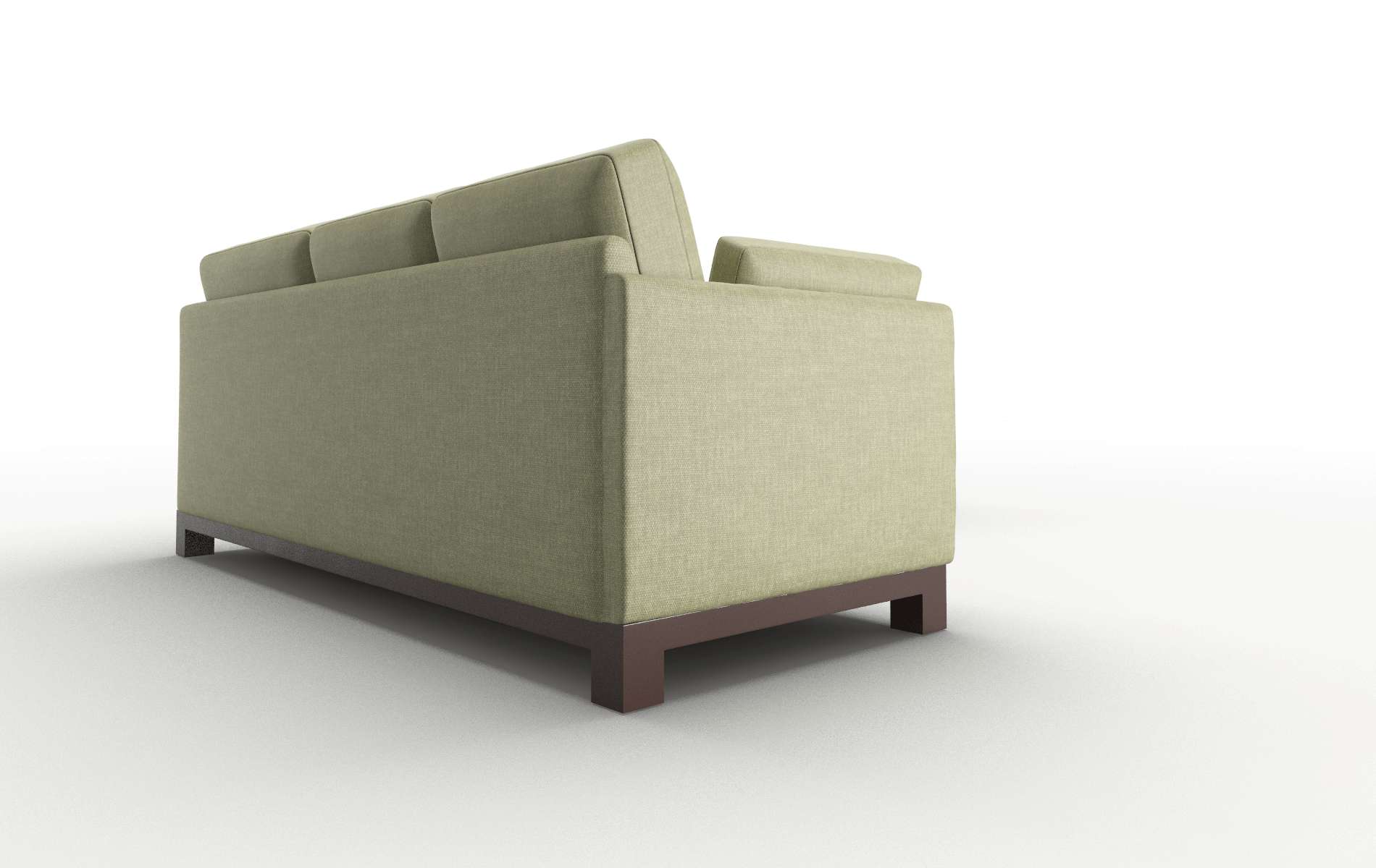Dover Rocket Evergreen Sectional espresso legs 3