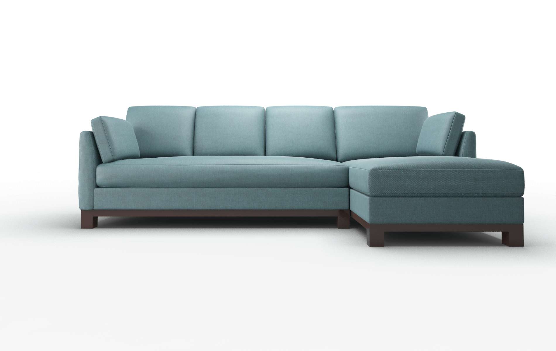 Dover Rocket peacock Panel Espresso Legs  1