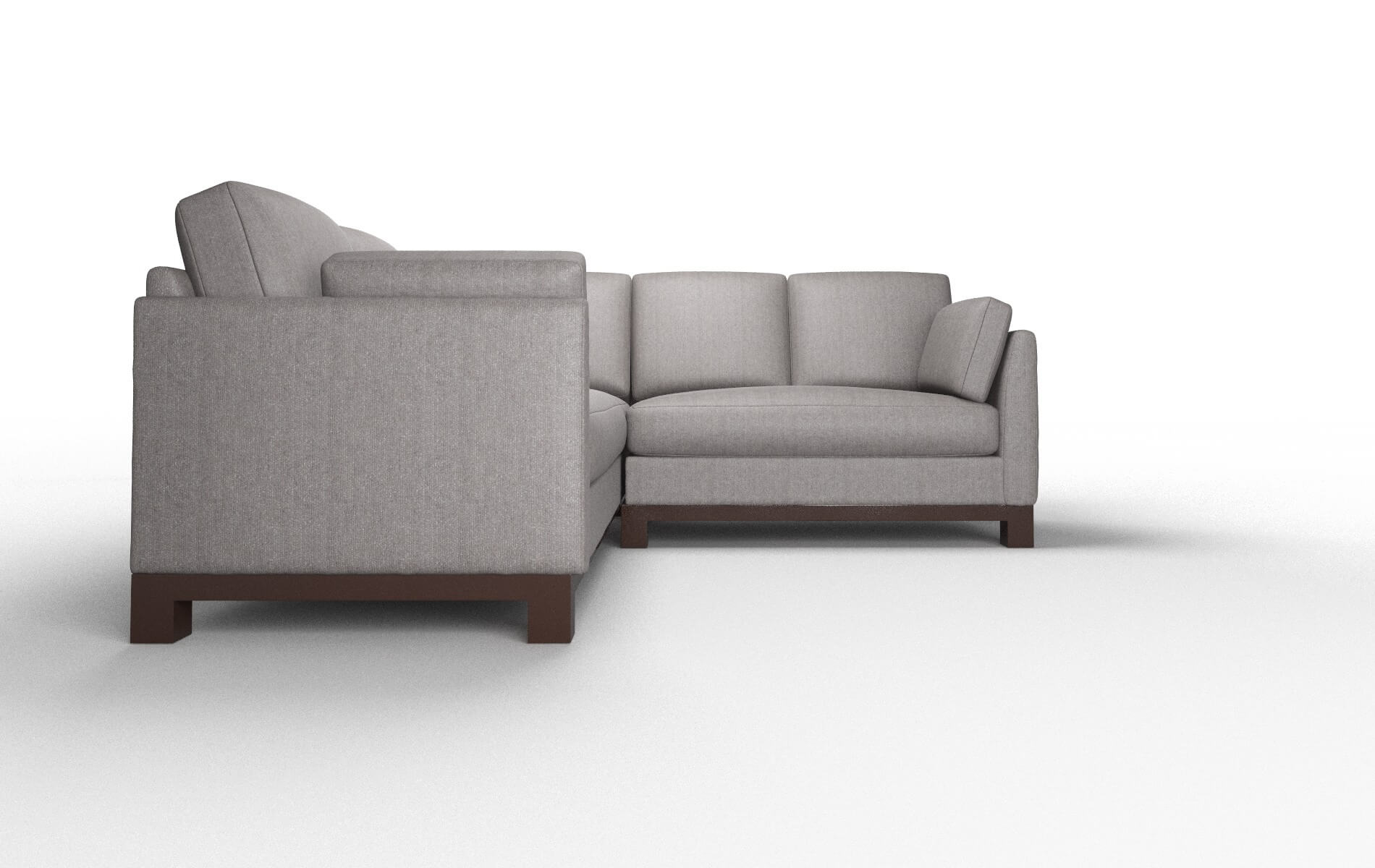 Dover Sasha Granite Sectional espresso legs 2