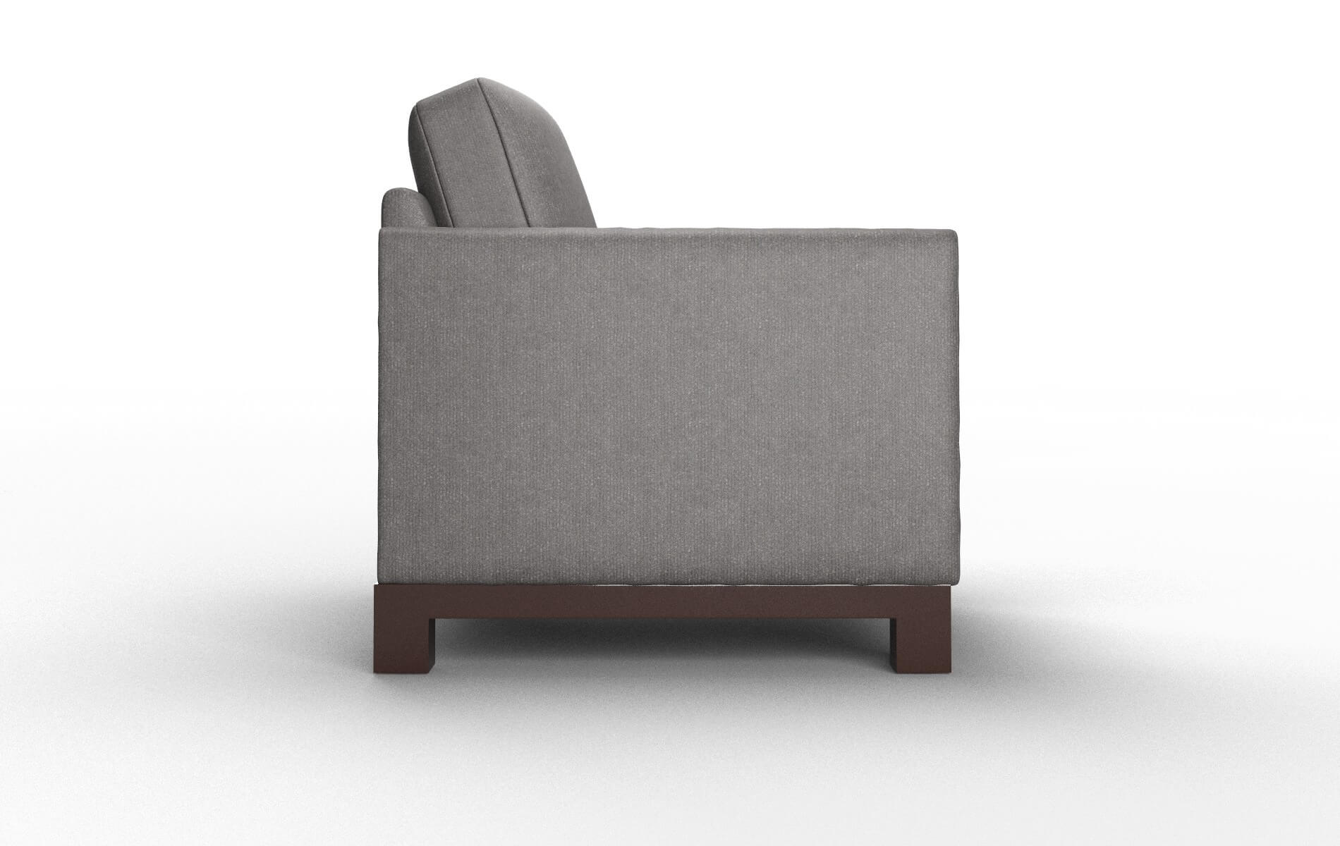 Dover Sasha Grey Chair espresso legs 3