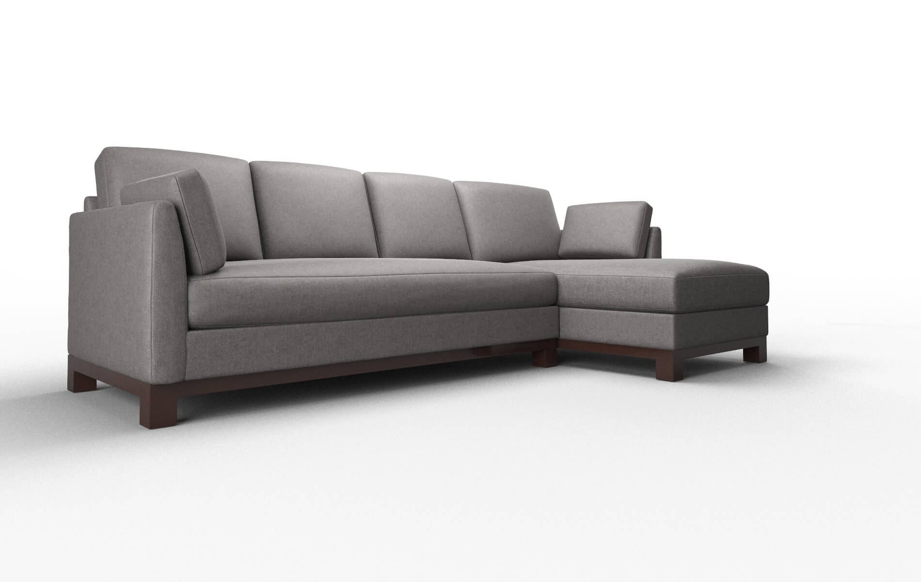 Dover Sasha Grey Panel espresso legs 2