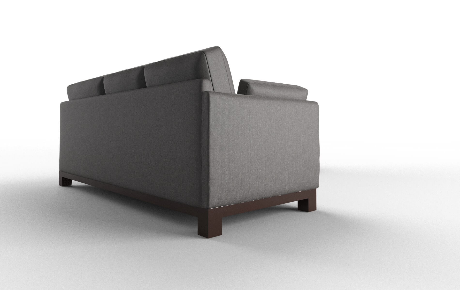 Dover Sasha Grey Sectional espresso legs 3