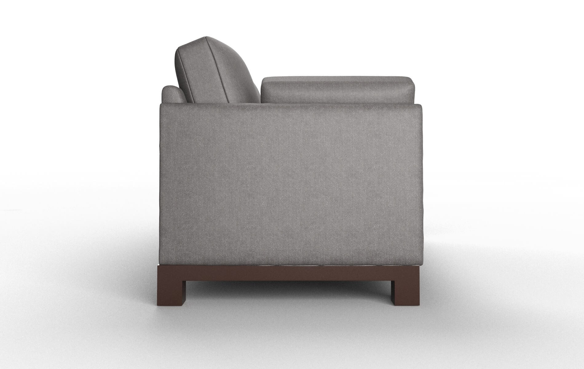 Dover Sasha Grey Sofa espresso legs 3