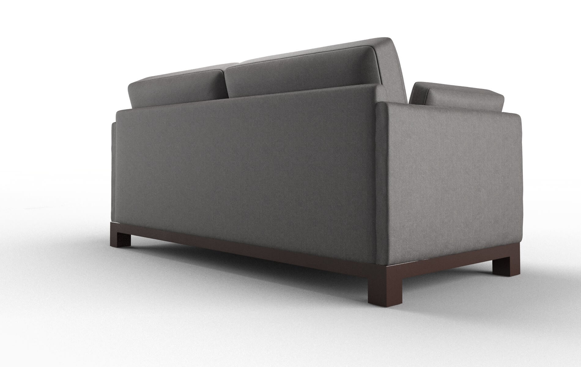 Dover Sasha Grey Sofa espresso legs 4