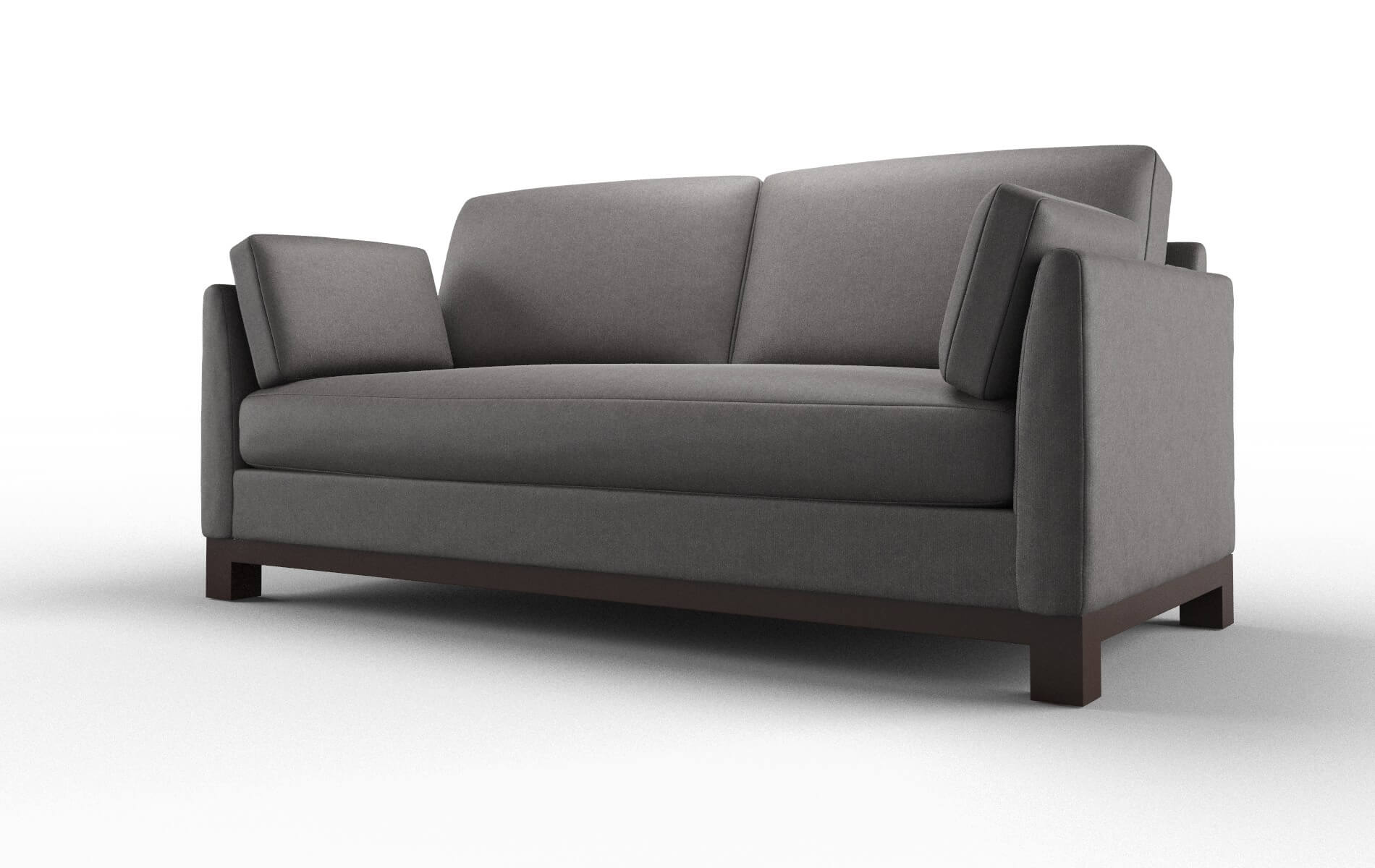 Dover Sasha Grey Sofa espresso legs 5