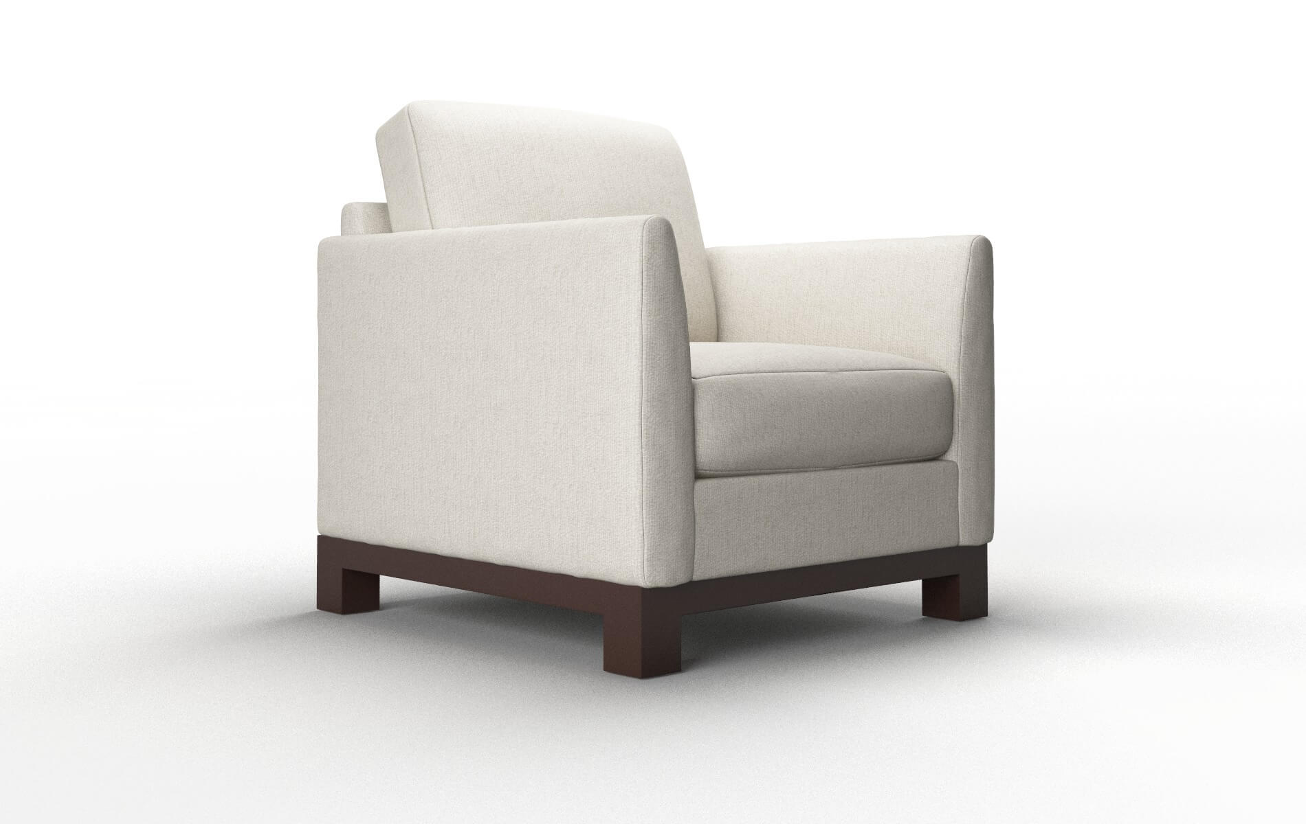Dover Sasha Linen Chair espresso legs 2