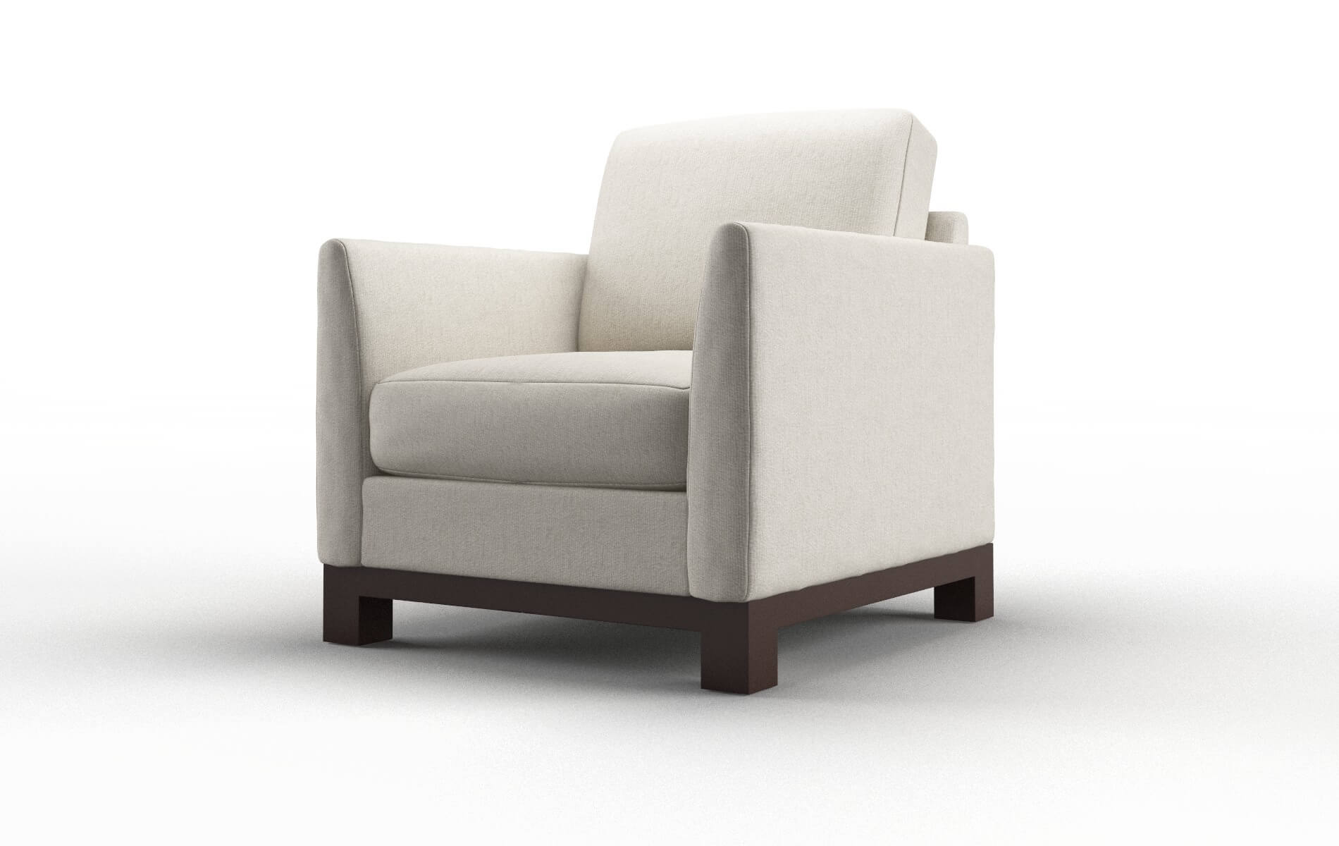 Dover Sasha Linen Chair espresso legs 4