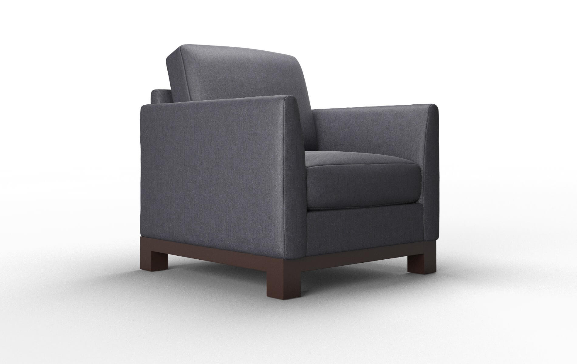Dover Sasha Navy Chair espresso legs 2