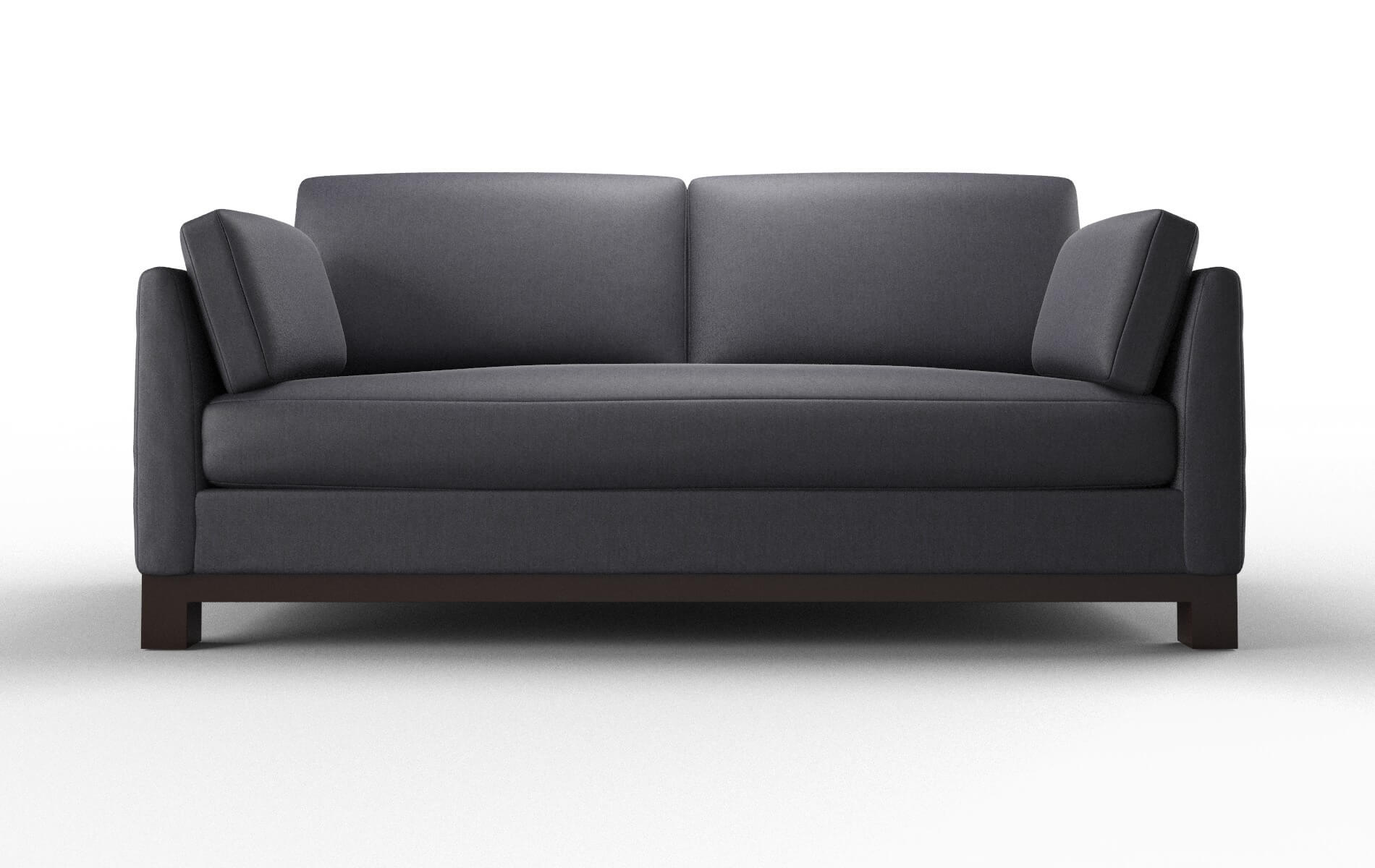 Dover Sasha navy Sofa Espresso Legs  1