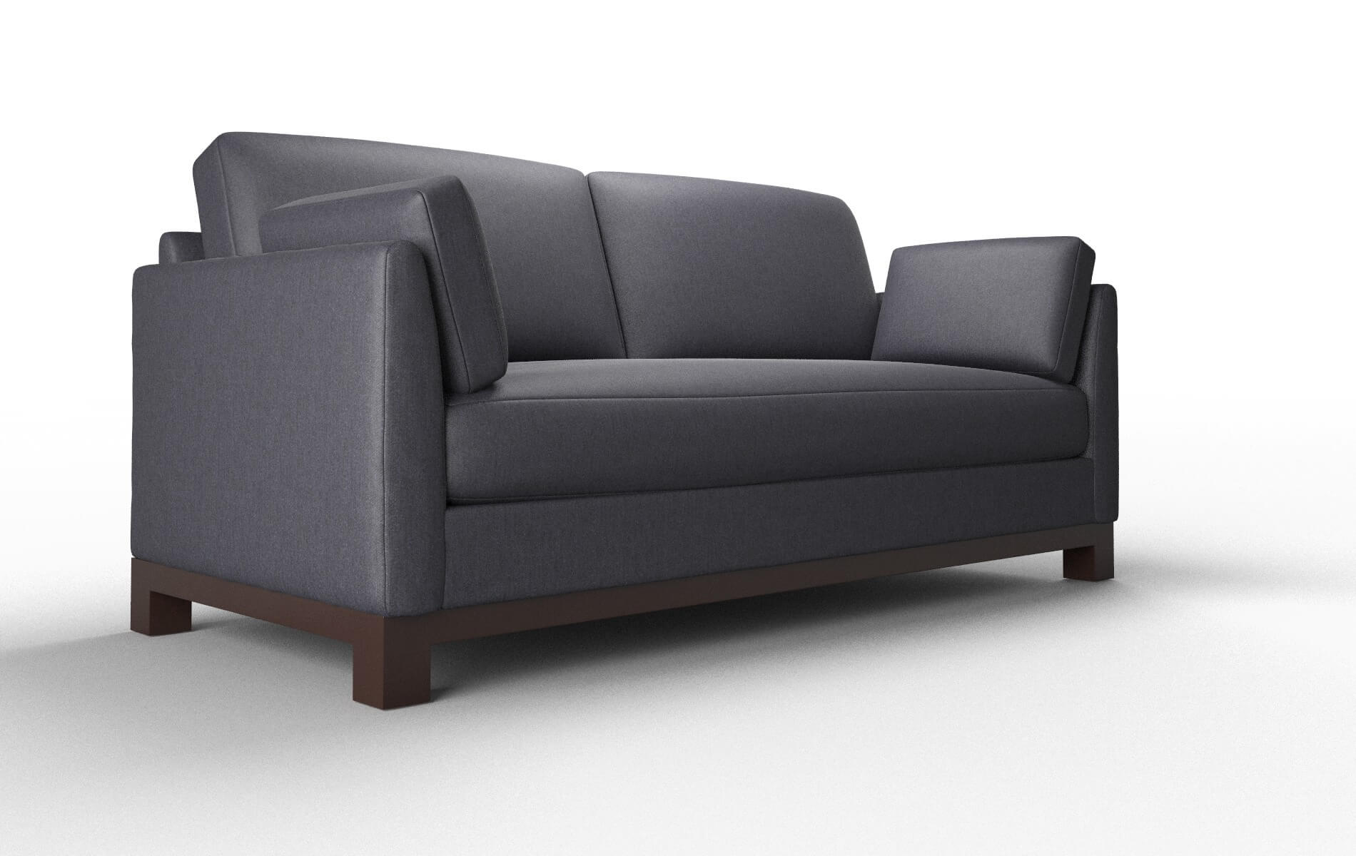 Dover Sasha Navy Sofa espresso legs 2