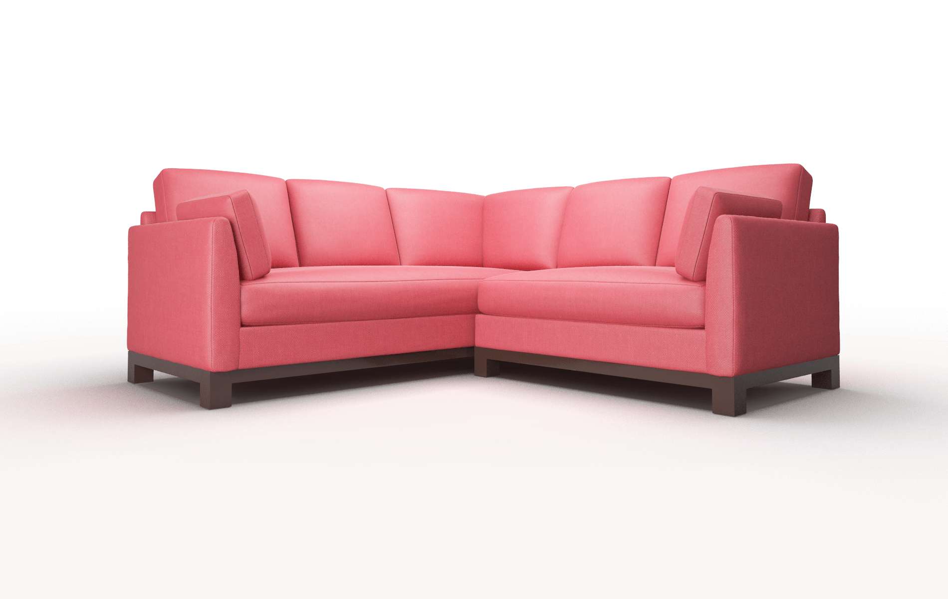 Dover Sorrento Berry Sectional espresso legs 1