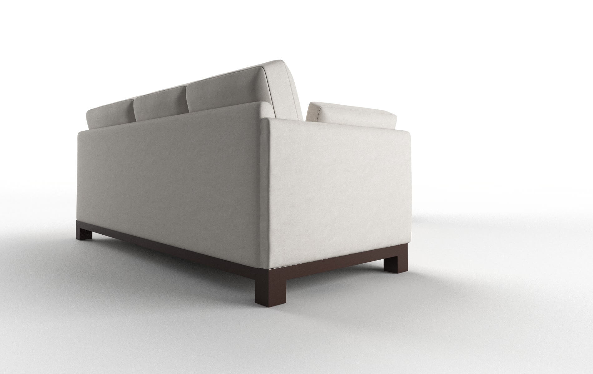 Dover Suave Dove Sectional espresso legs 3