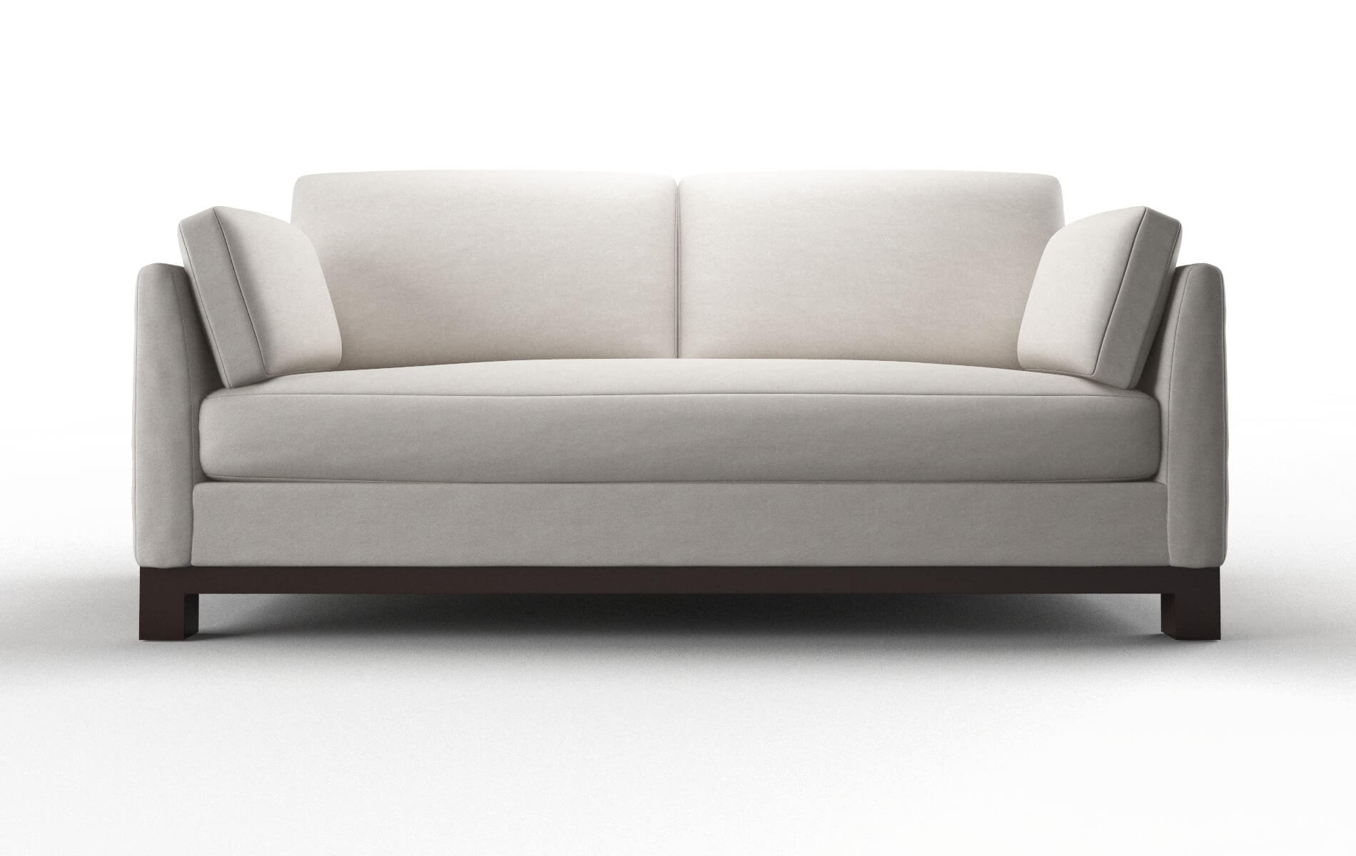 Dover Suave Dove Sofa espresso legs 1