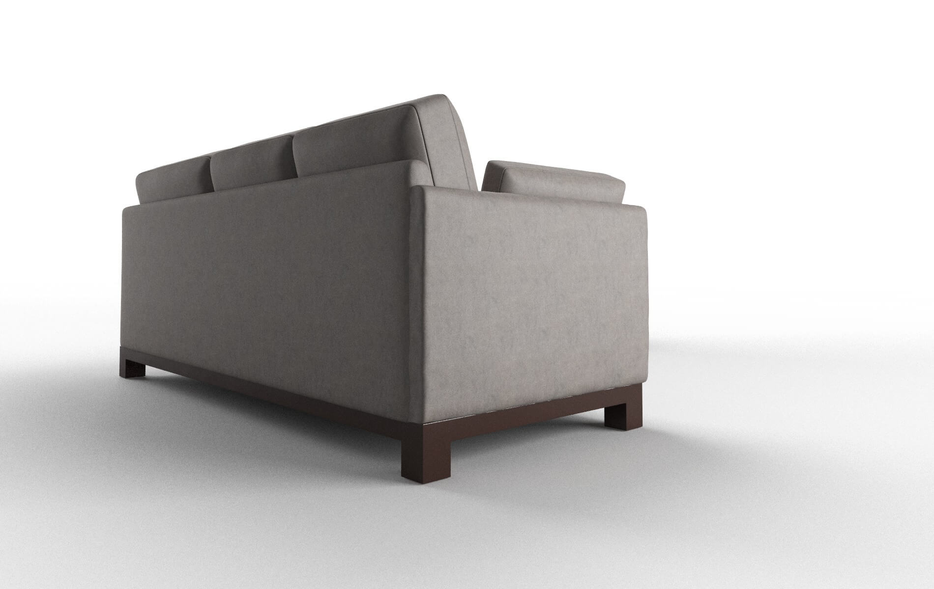 Dover Suave Slate Sectional espresso legs 3