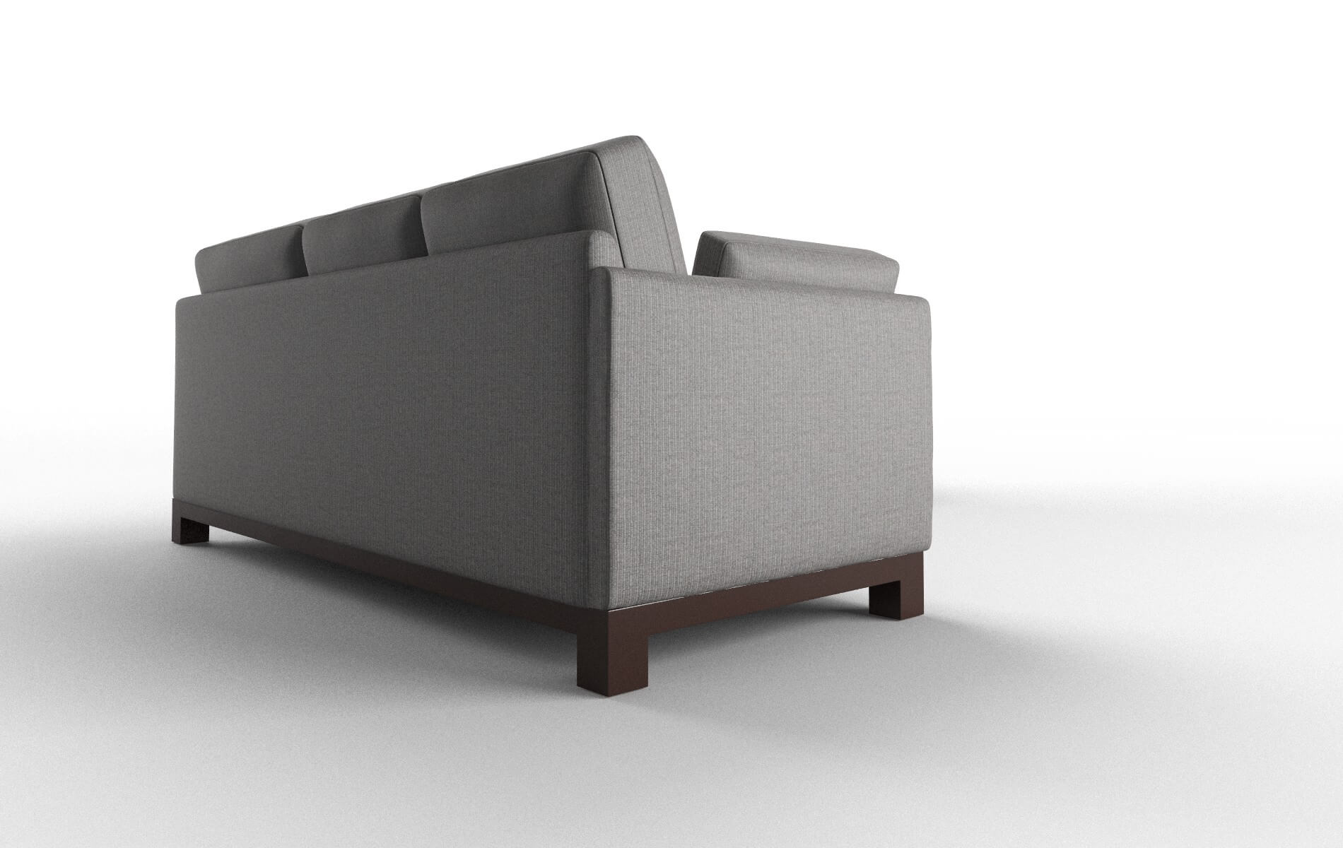Dover Terrain Oatmeal Sectional espresso legs 3