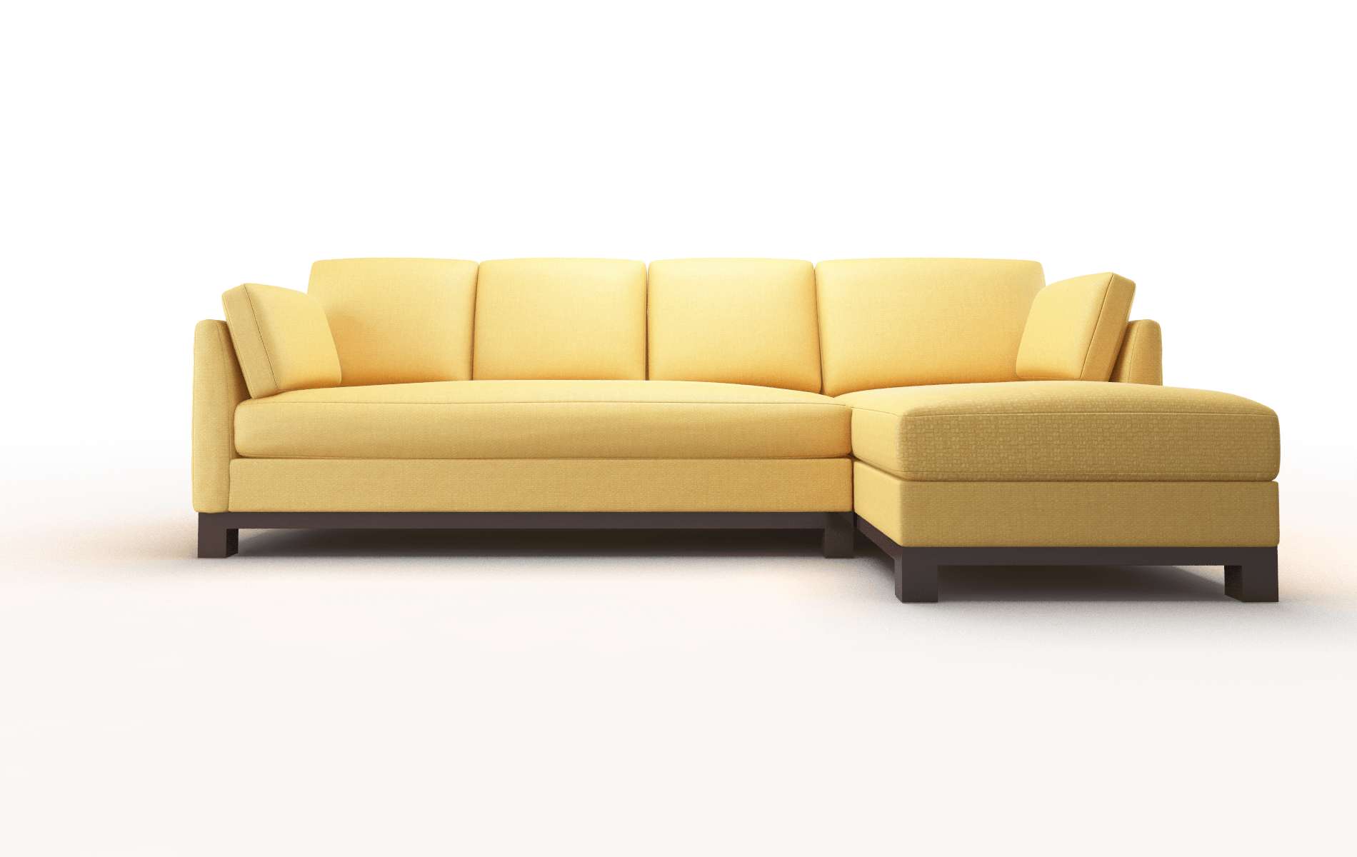 Dover Tess Turmeric Panel espresso legs 1