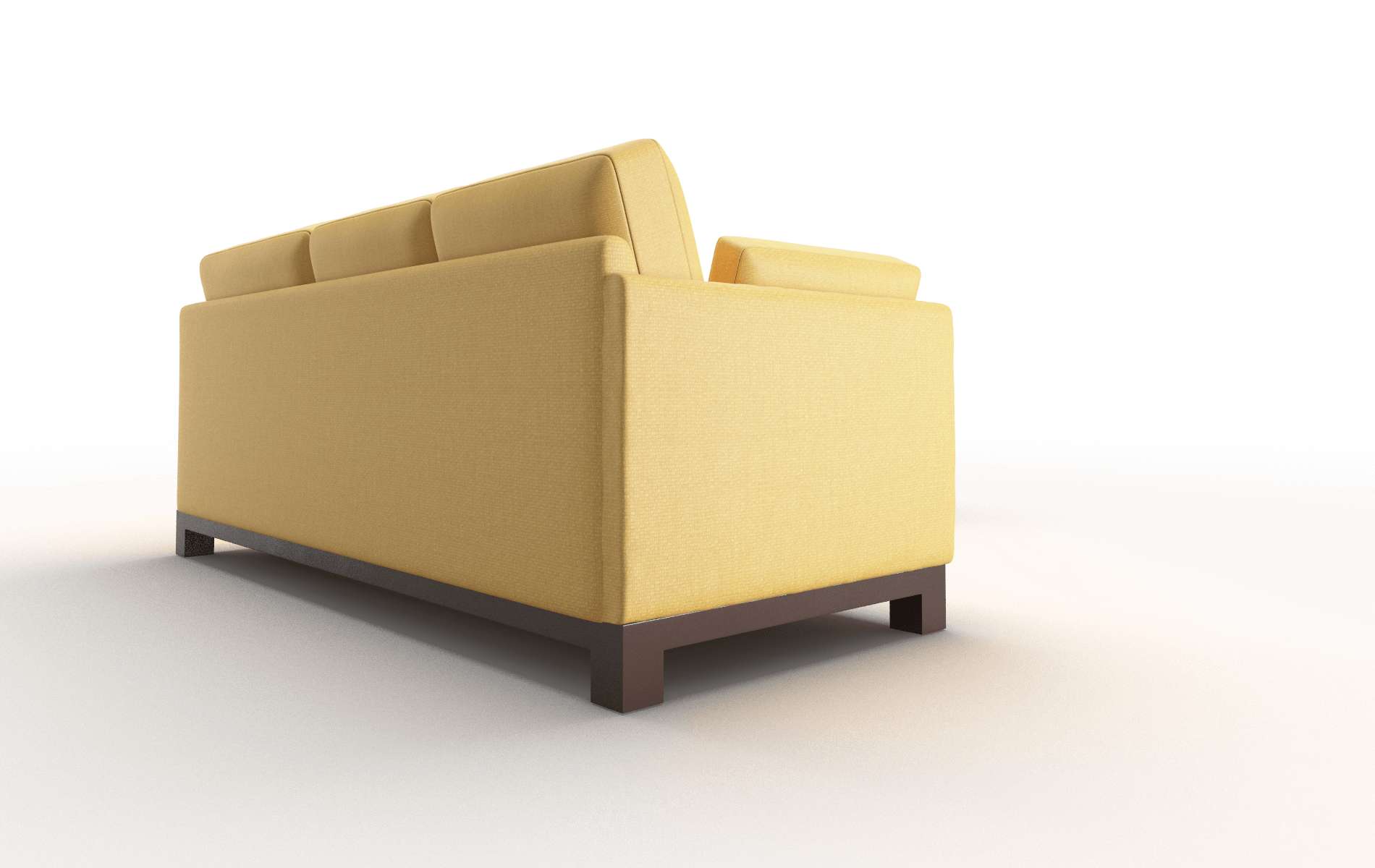Dover Tess Turmeric Sectional espresso legs 3