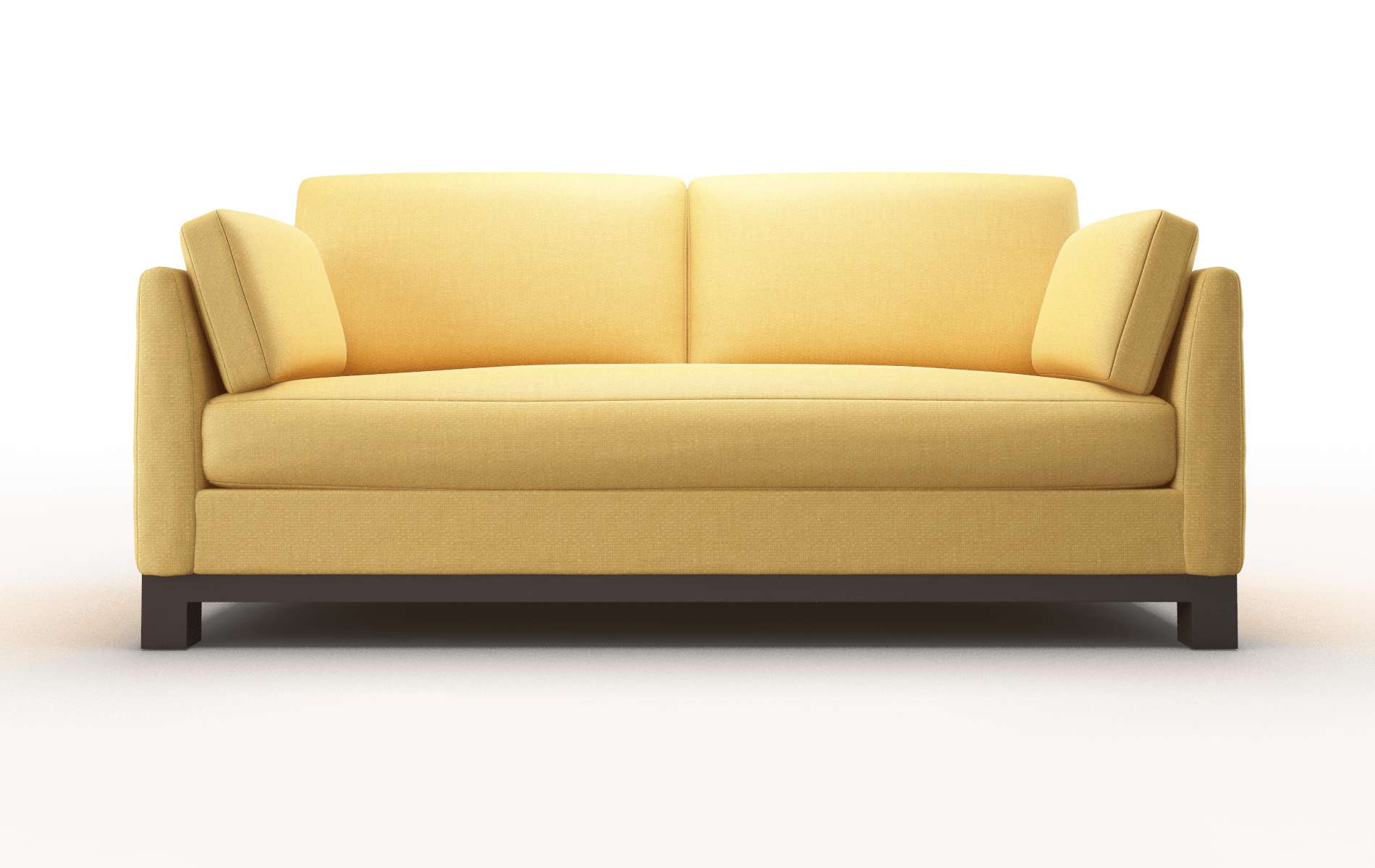 Dover Tess Turmeric Sofa espresso legs 1
