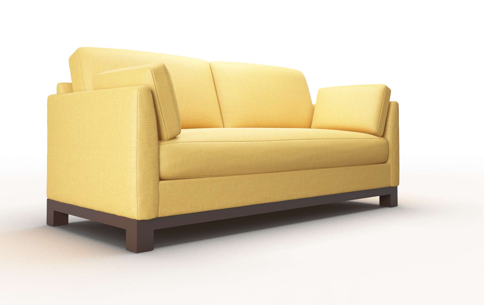 Dover Tess Turmeric Sofa espresso legs 2