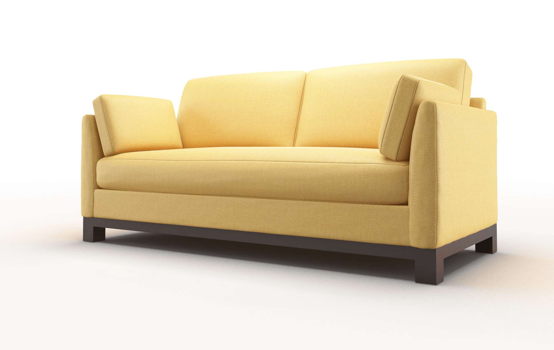 Dover Tess Turmeric Sofa espresso legs 4