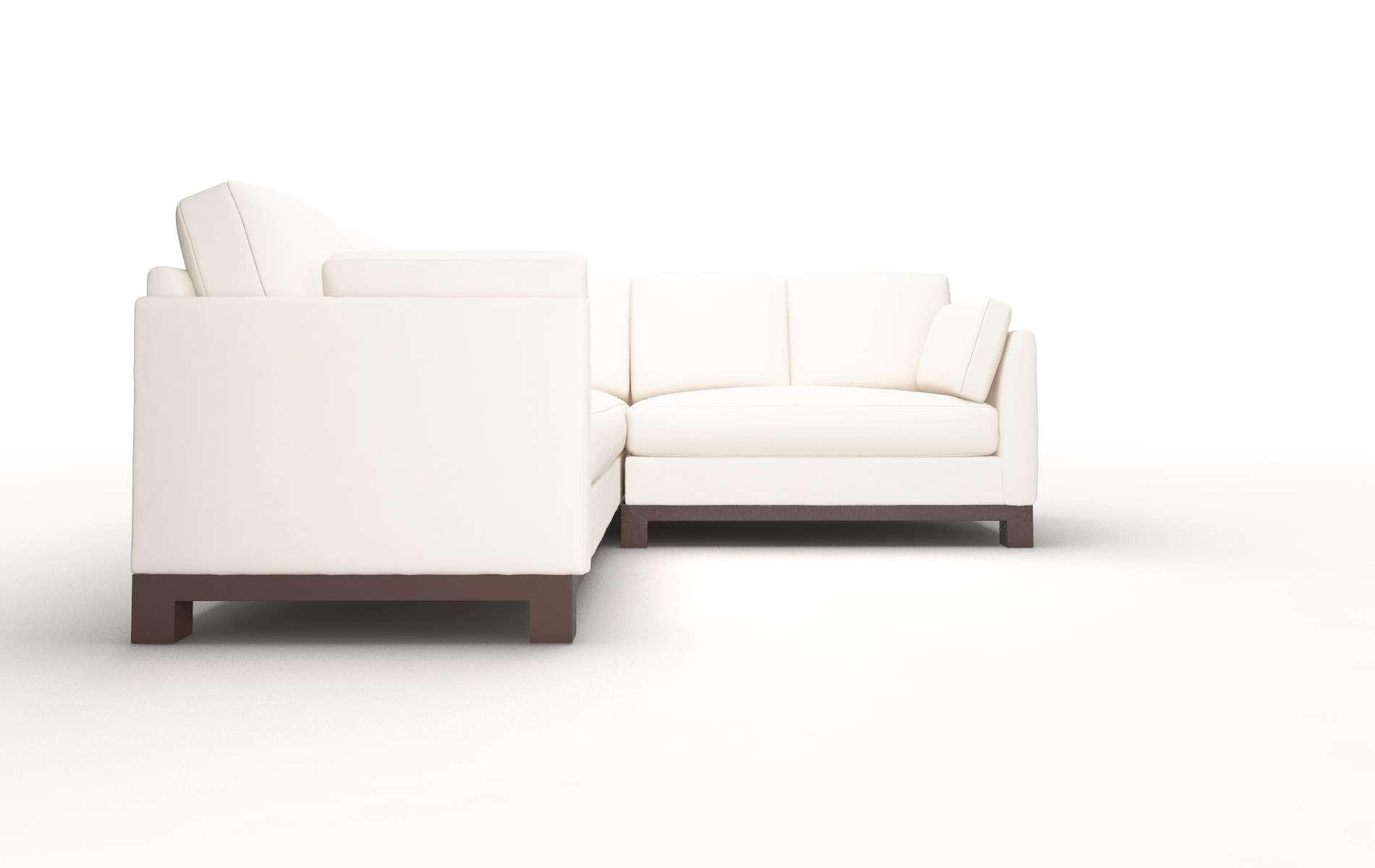 Dover Urban_d Snow Sectional espresso legs 2