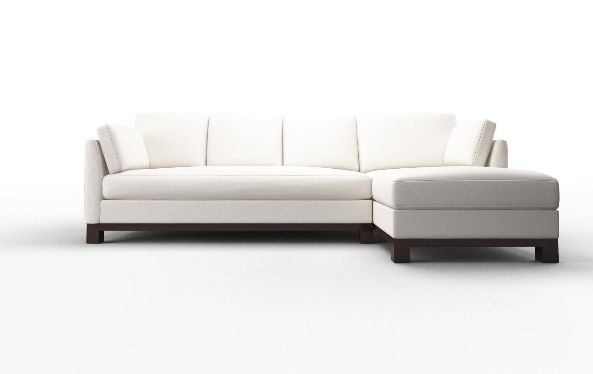 Dover Venice Eggshell Panel espresso legs 1