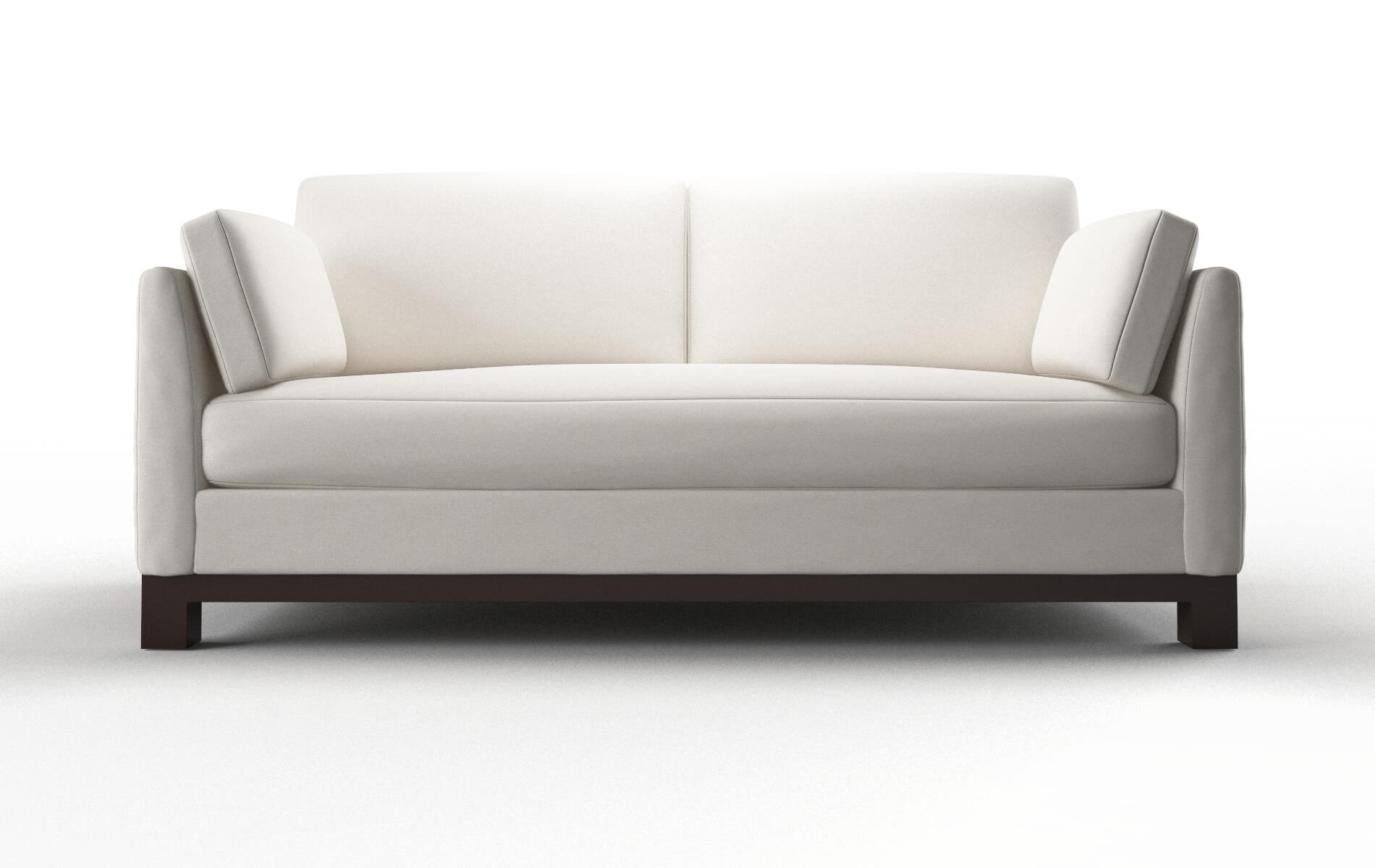Dover Venice Eggshell Sofa espresso legs 1