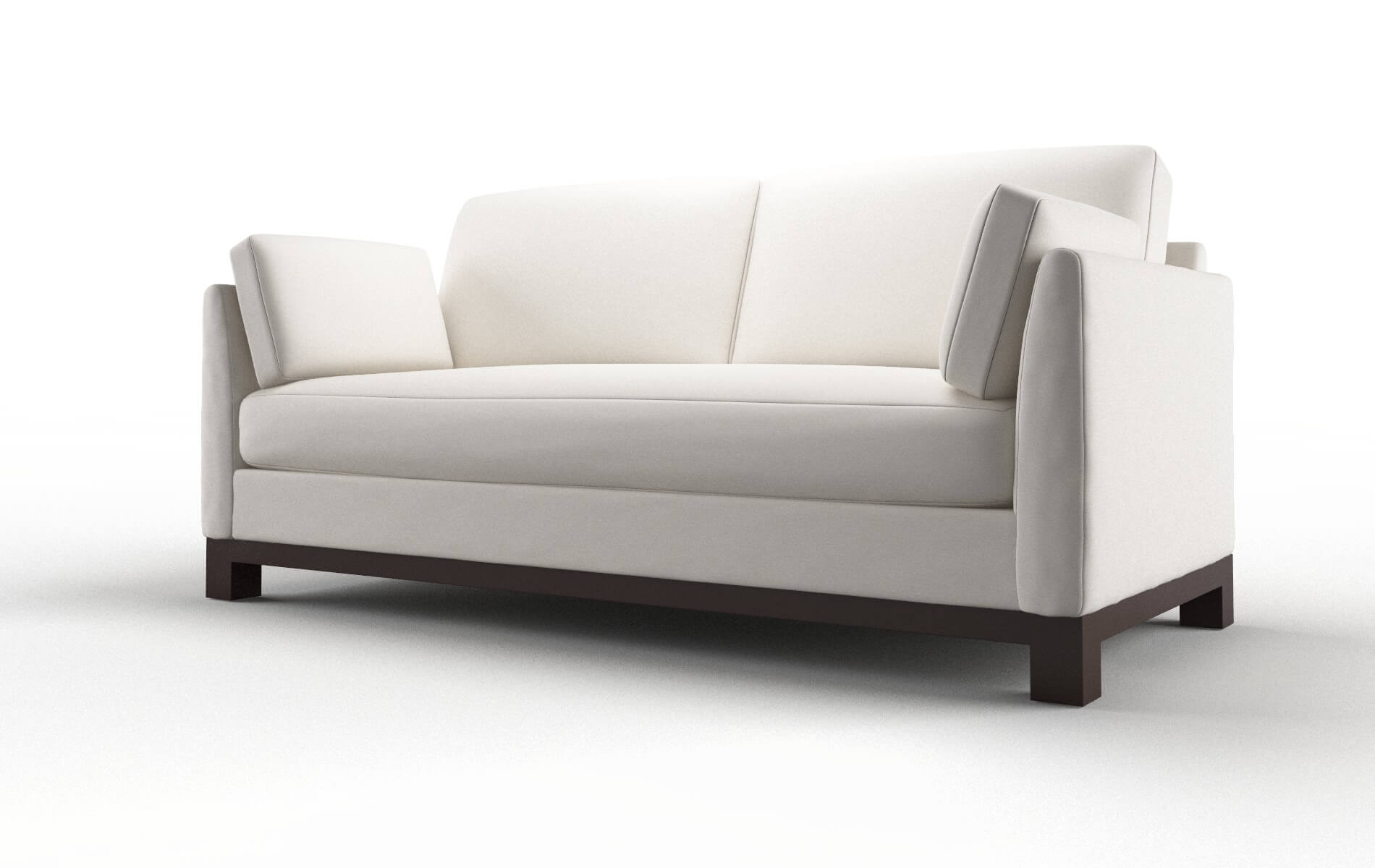 Dover Venice Eggshell Sofa espresso legs 5