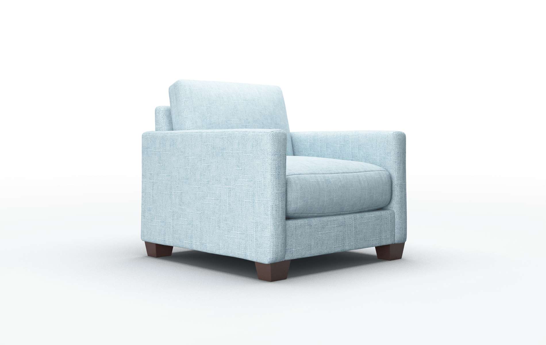 Dresden Atlas Turquoise Chair espresso legs 2