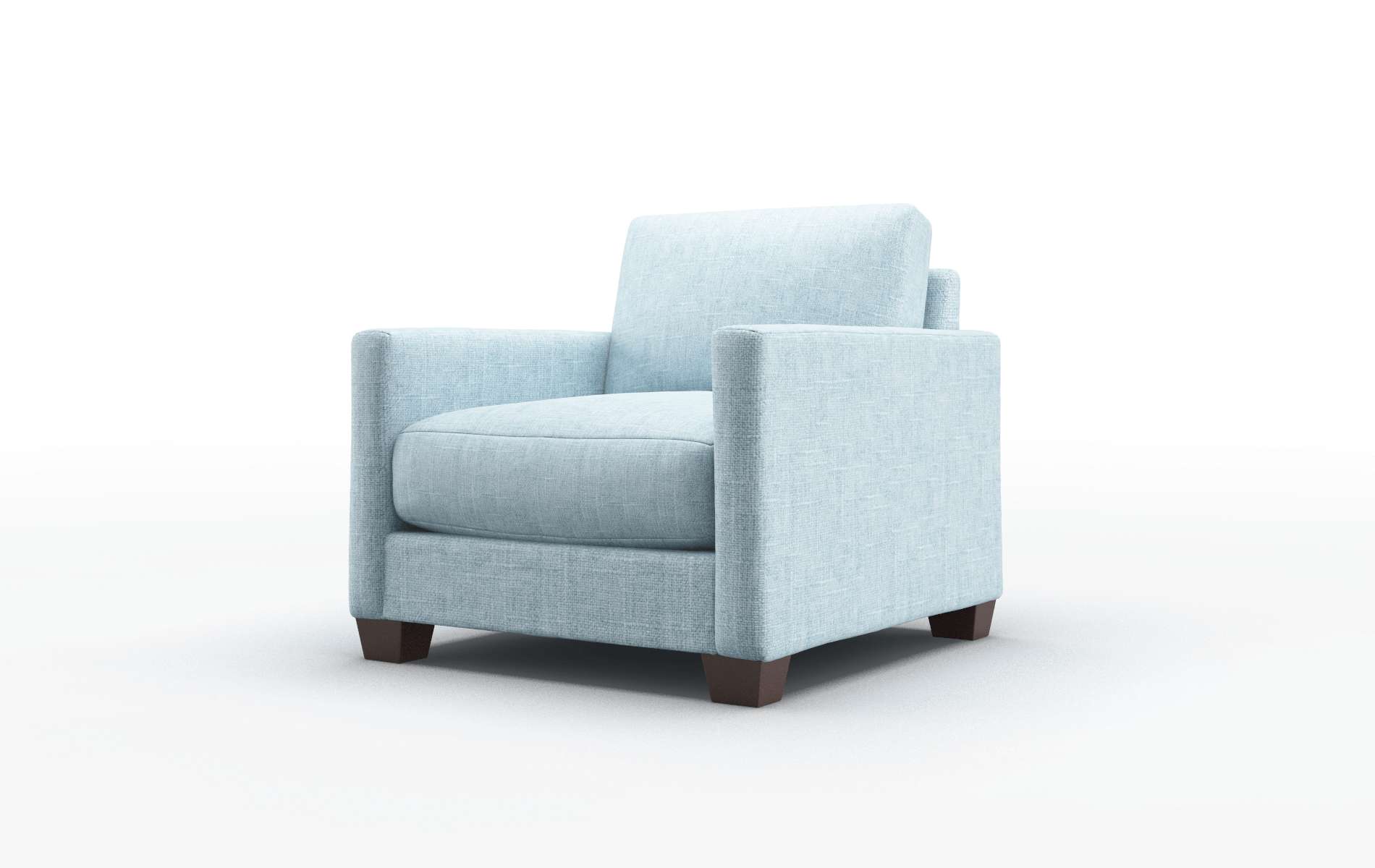 Dresden Atlas Turquoise Chair espresso legs 4