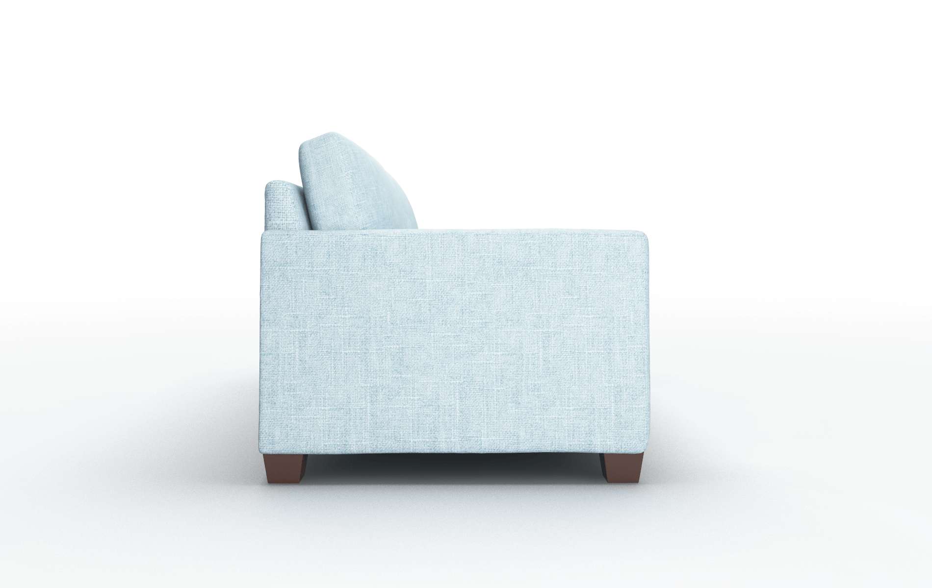Dresden Atlas Turquoise Sofa espresso legs 3