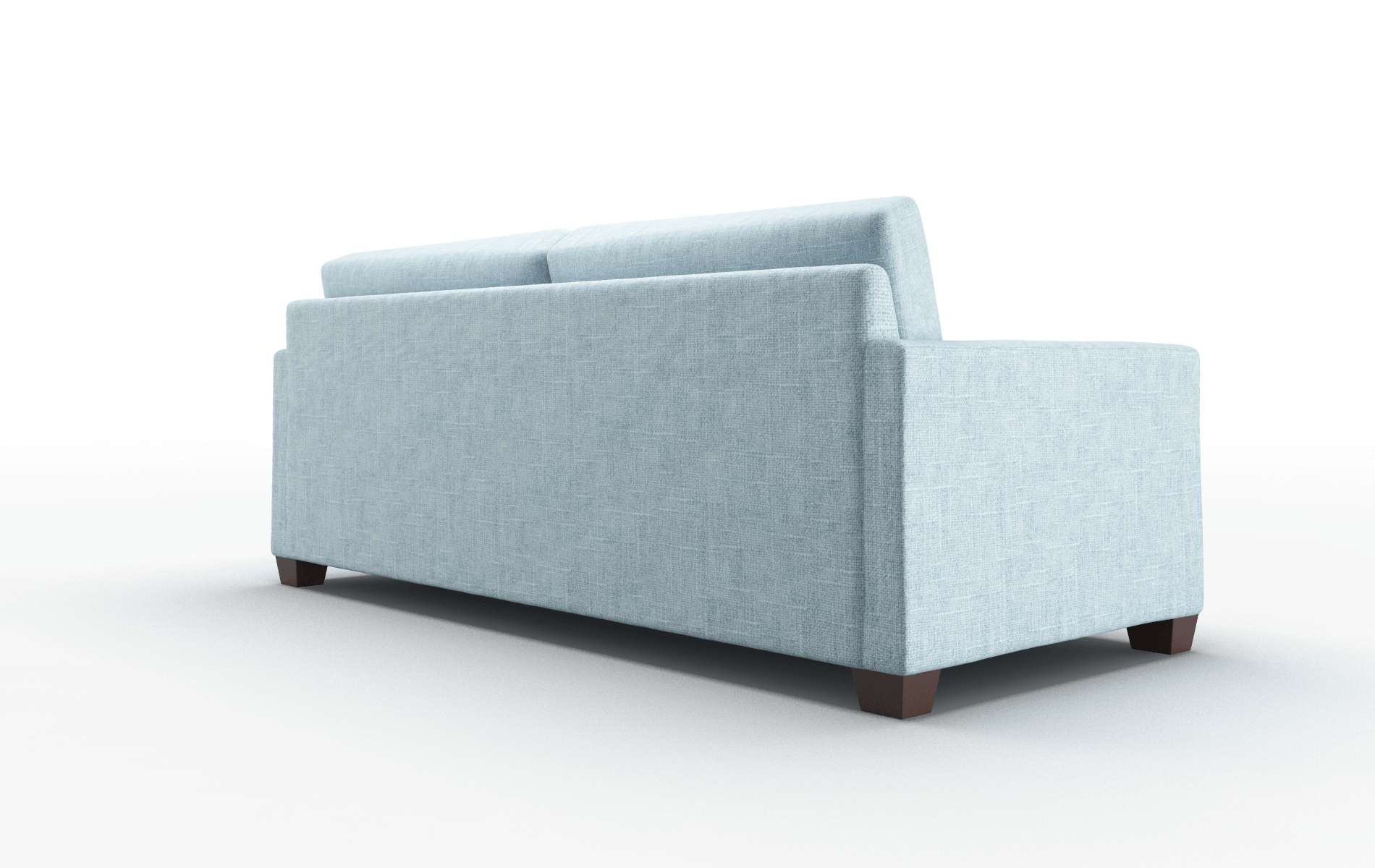 Dresden Atlas Turquoise Sofa espresso legs 5