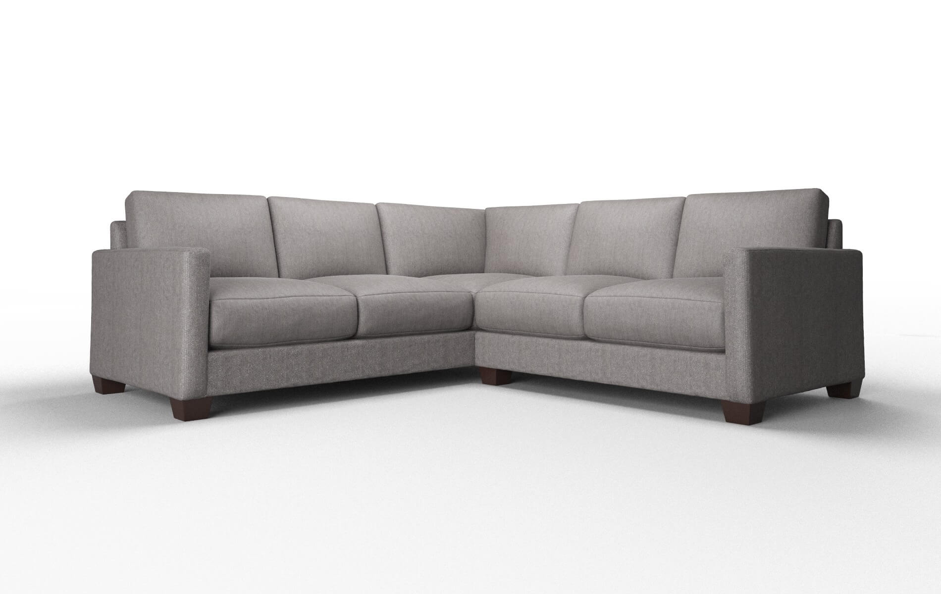 Dresden Atlas_plz Silver Sectional espresso legs 1