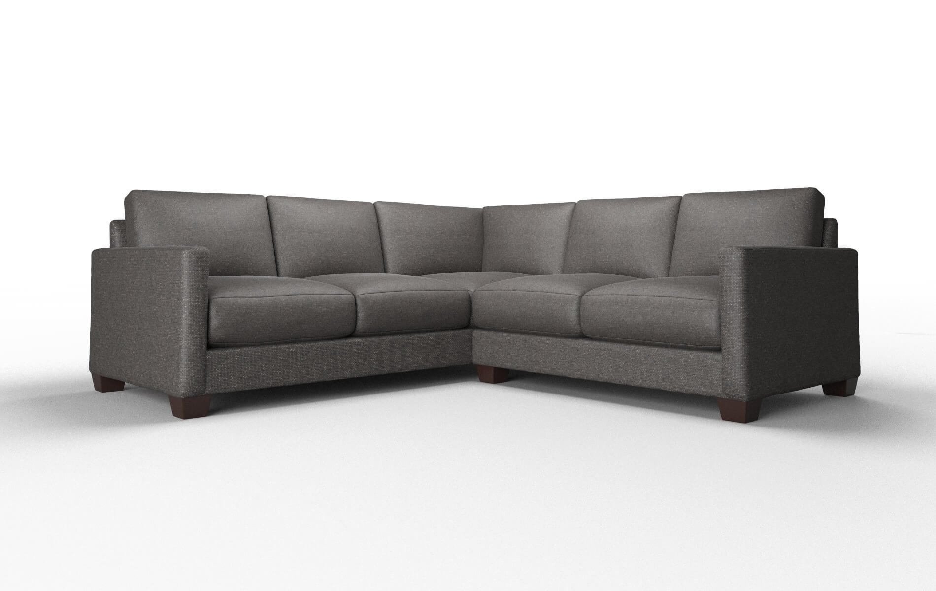 Dresden Avenger denim Sectional Espresso Legs  1