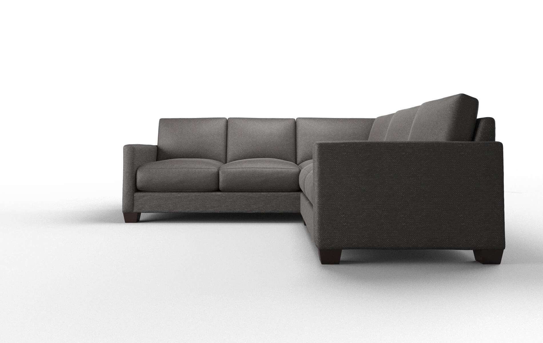 Dresden Avenger Denim Sectional espresso legs 5