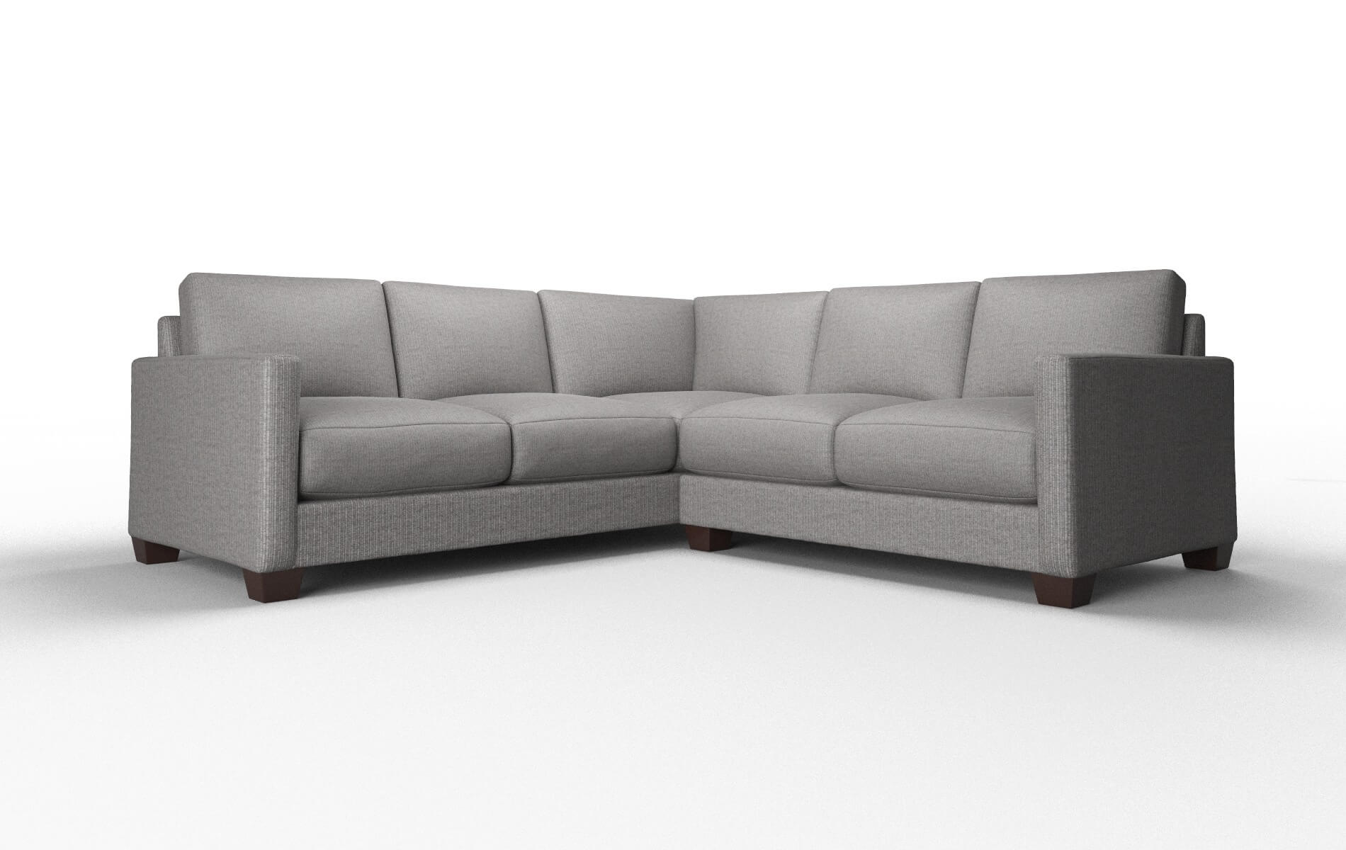 Dresden Avenger Zinc Sectional espresso legs 1