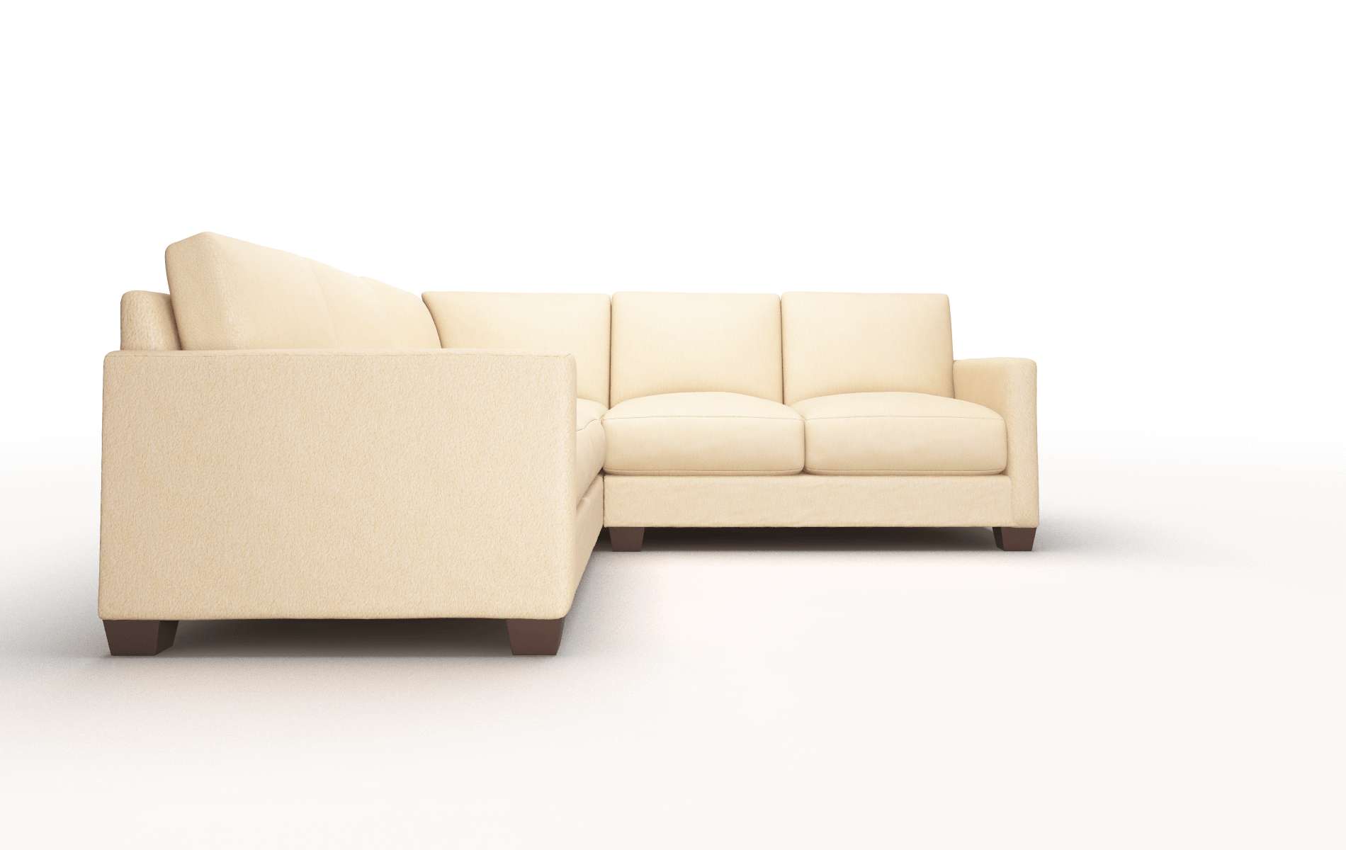 Dresden Bella Coffee Sectional espresso legs 2
