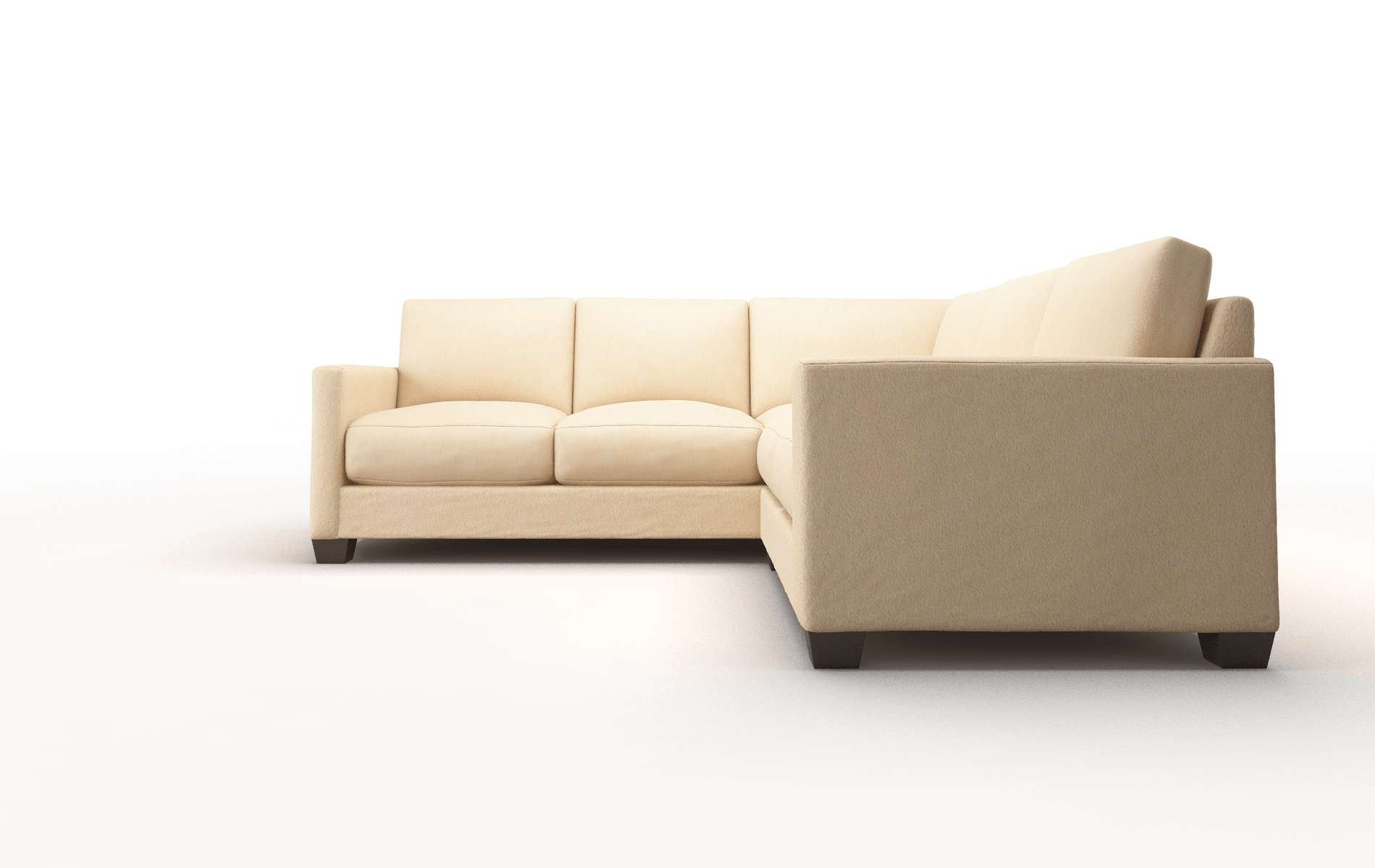 Dresden Bella Coffee Sectional espresso legs 5