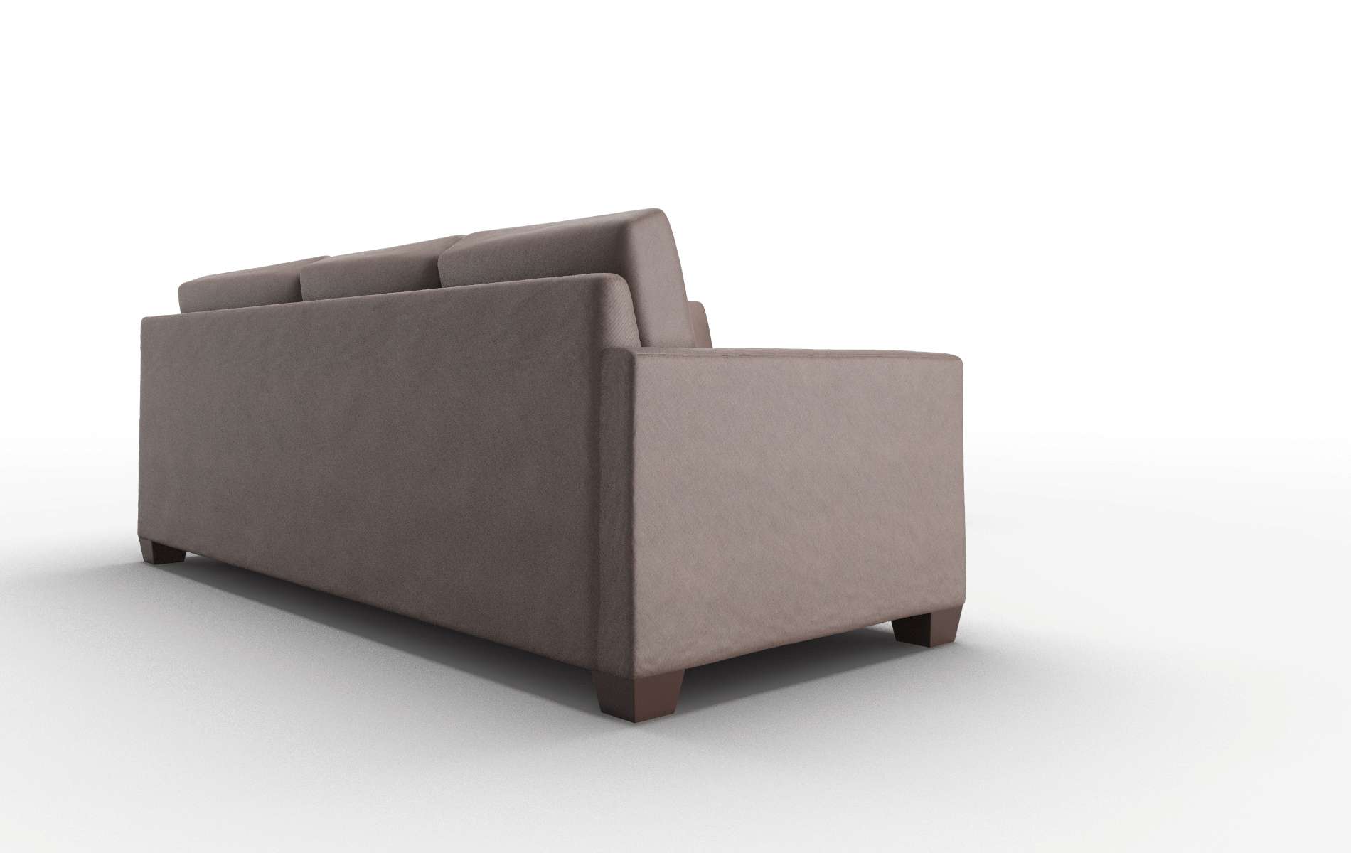Dresden Bella Espresso Sectional espresso legs 3