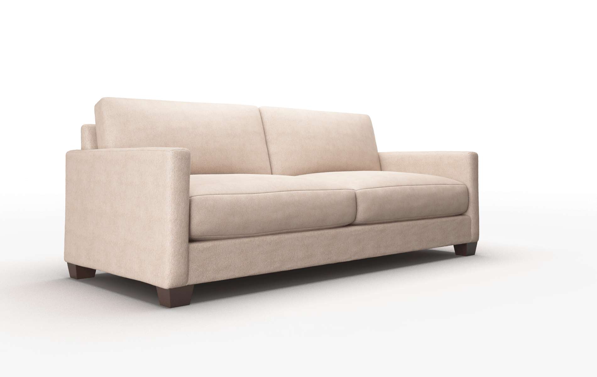 Dresden Bella Pewter Sofa espresso legs 2