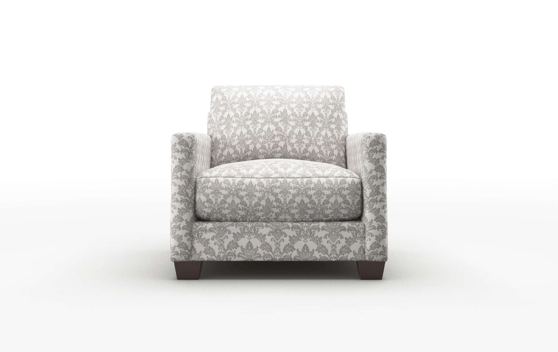 Dresden Bergamo dove Chair Espresso Legs  1