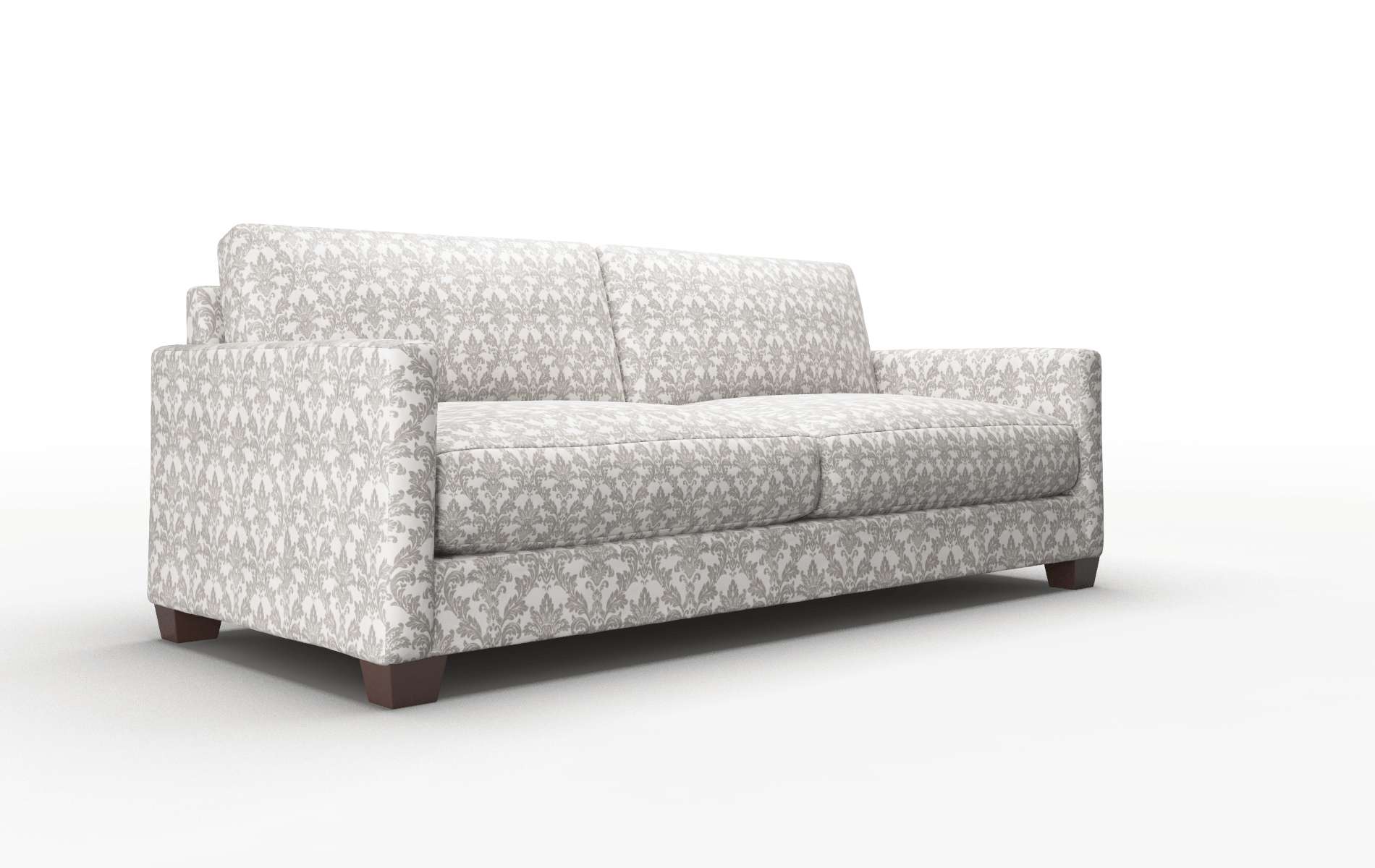 Dresden Bergamo Dove Sofa espresso legs 2