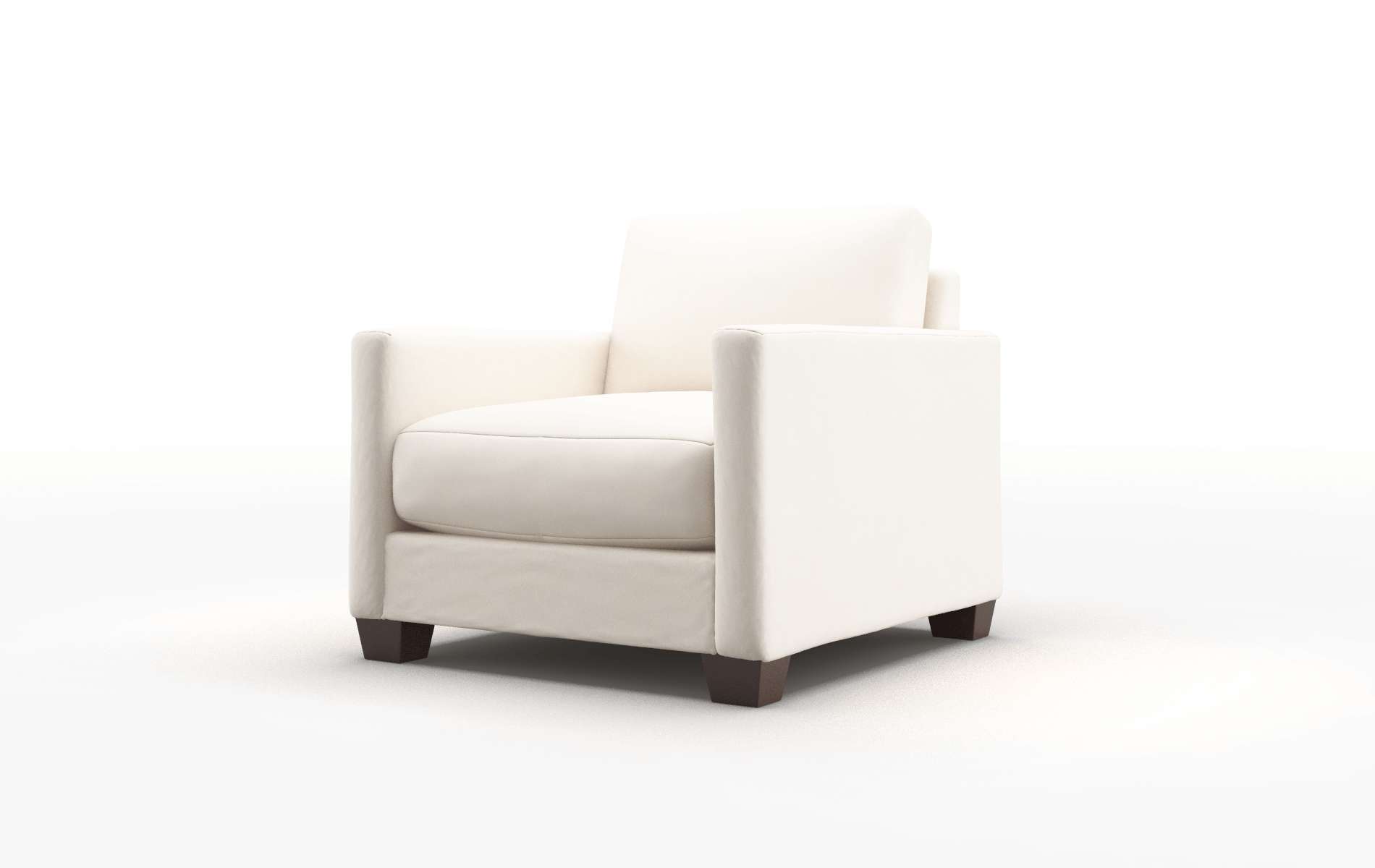 Dresden Blanche Milky Chair espresso legs 4